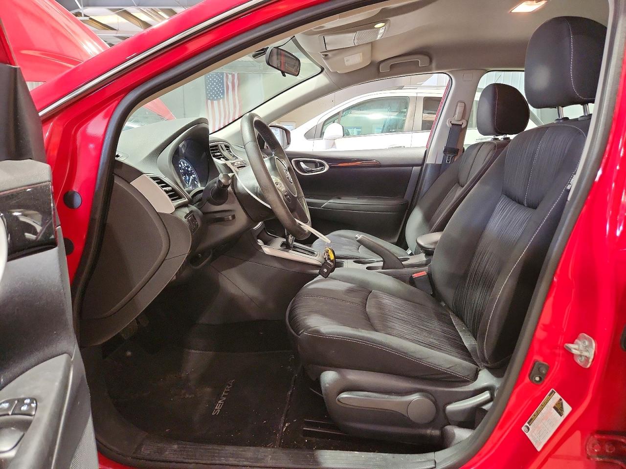 2018 Nissan Sentra Sv Red vin: 3N1AB7AP1JL621953
