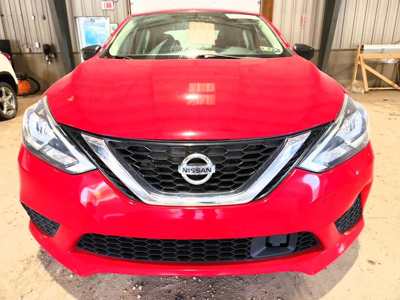 2018 Nissan Sentra Sv Red vin: 3N1AB7AP1JL621953