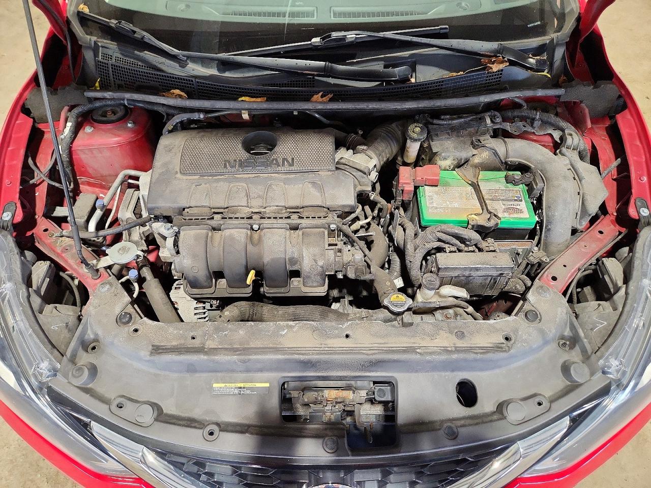 2018 Nissan Sentra Sv Red vin: 3N1AB7AP1JL621953