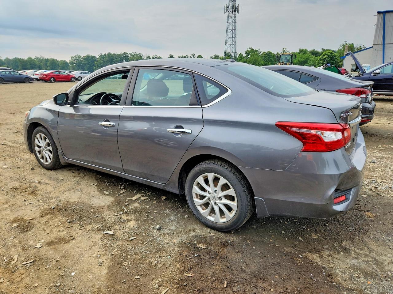 2018 Nissan Sentra S/sv/sr/sl Gray vin: 3N1AB7AP1JY348578