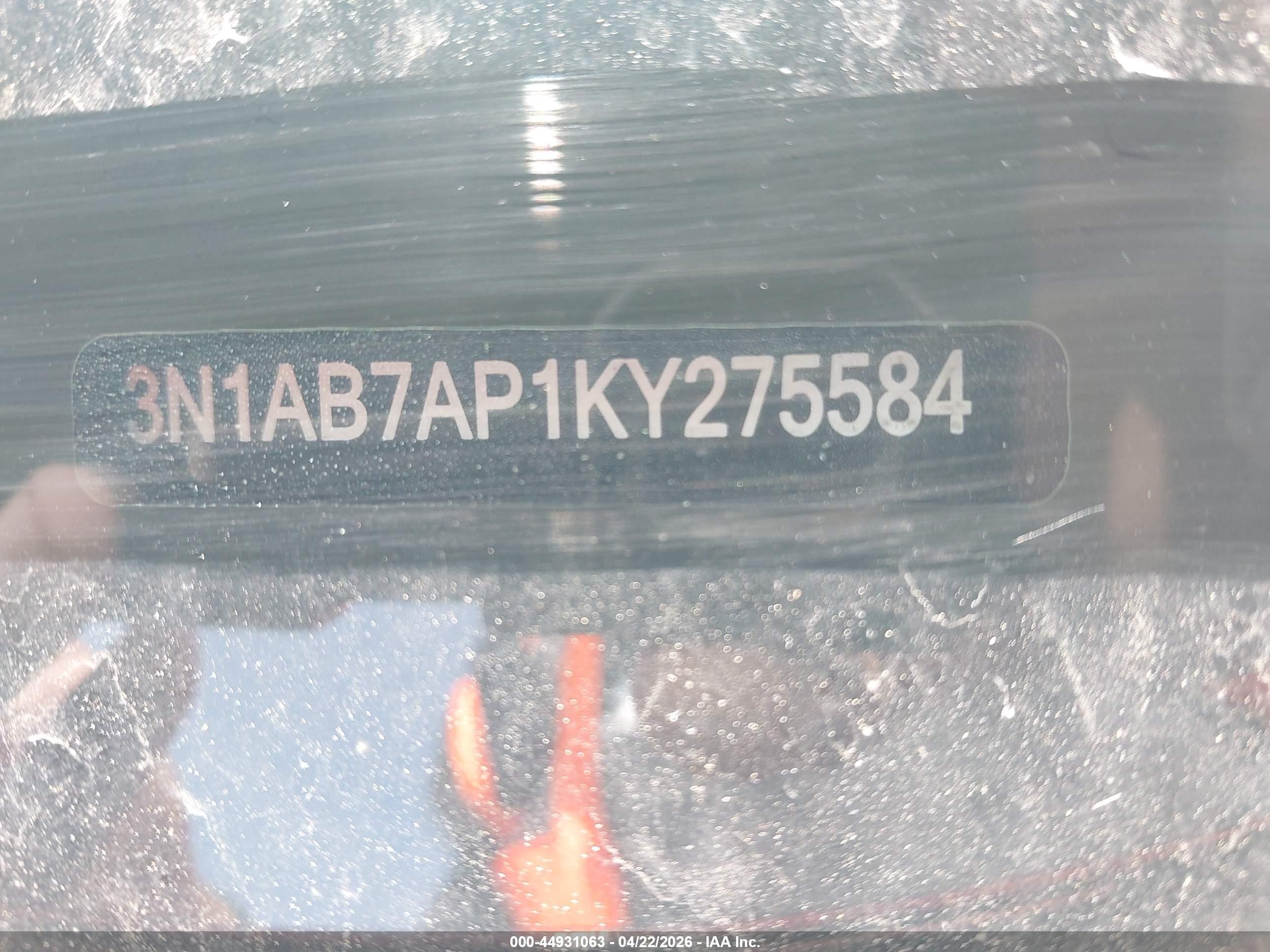 2019 Nissan Sentra Sv Красный vin: 3N1AB7AP1KY275584