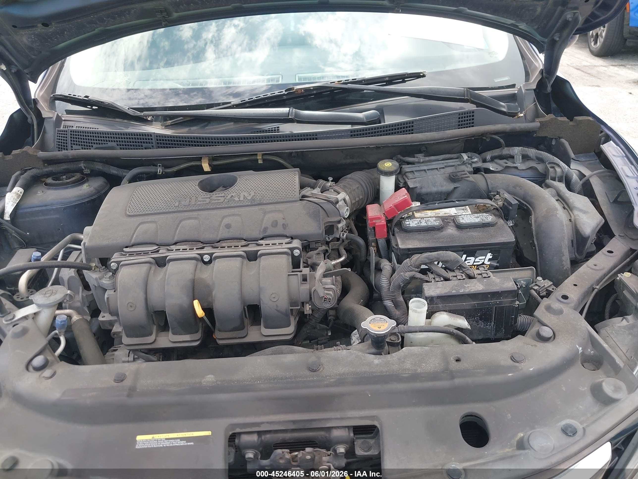 2019 Nissan Sentra S Blue vin: 3N1AB7AP1KY330325