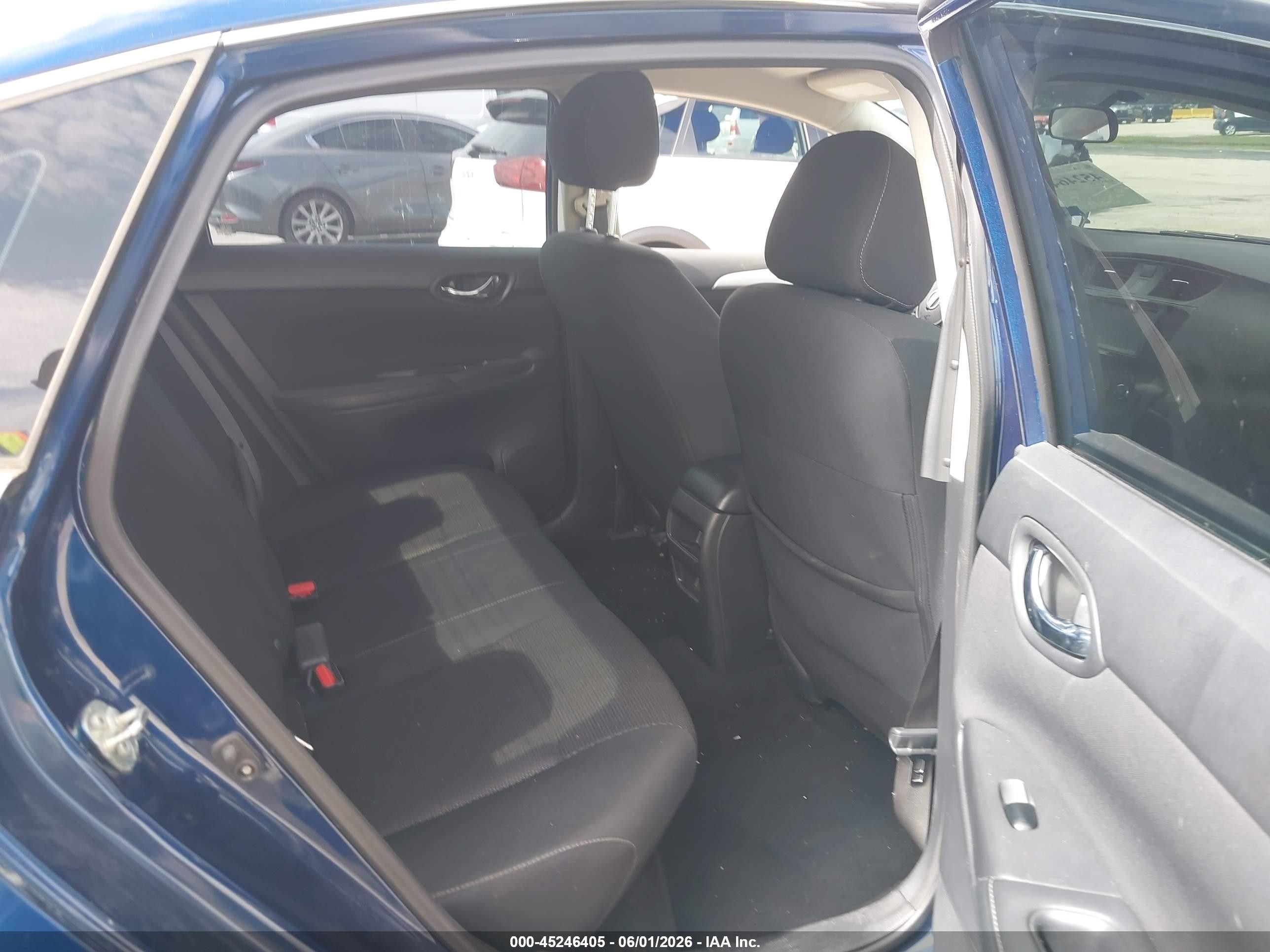 2019 Nissan Sentra S Blue vin: 3N1AB7AP1KY330325