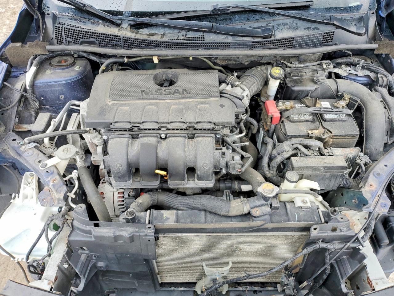 2019 Nissan Sentra Sr Blue vin: 3N1AB7AP1KY351093