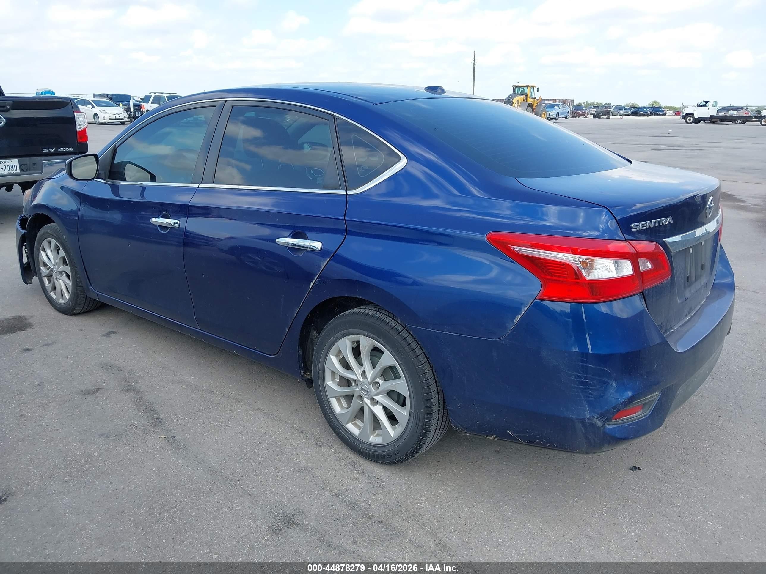 2019 Nissan Sentra Sv Dark Blue vin: 3N1AB7AP1KY362210
