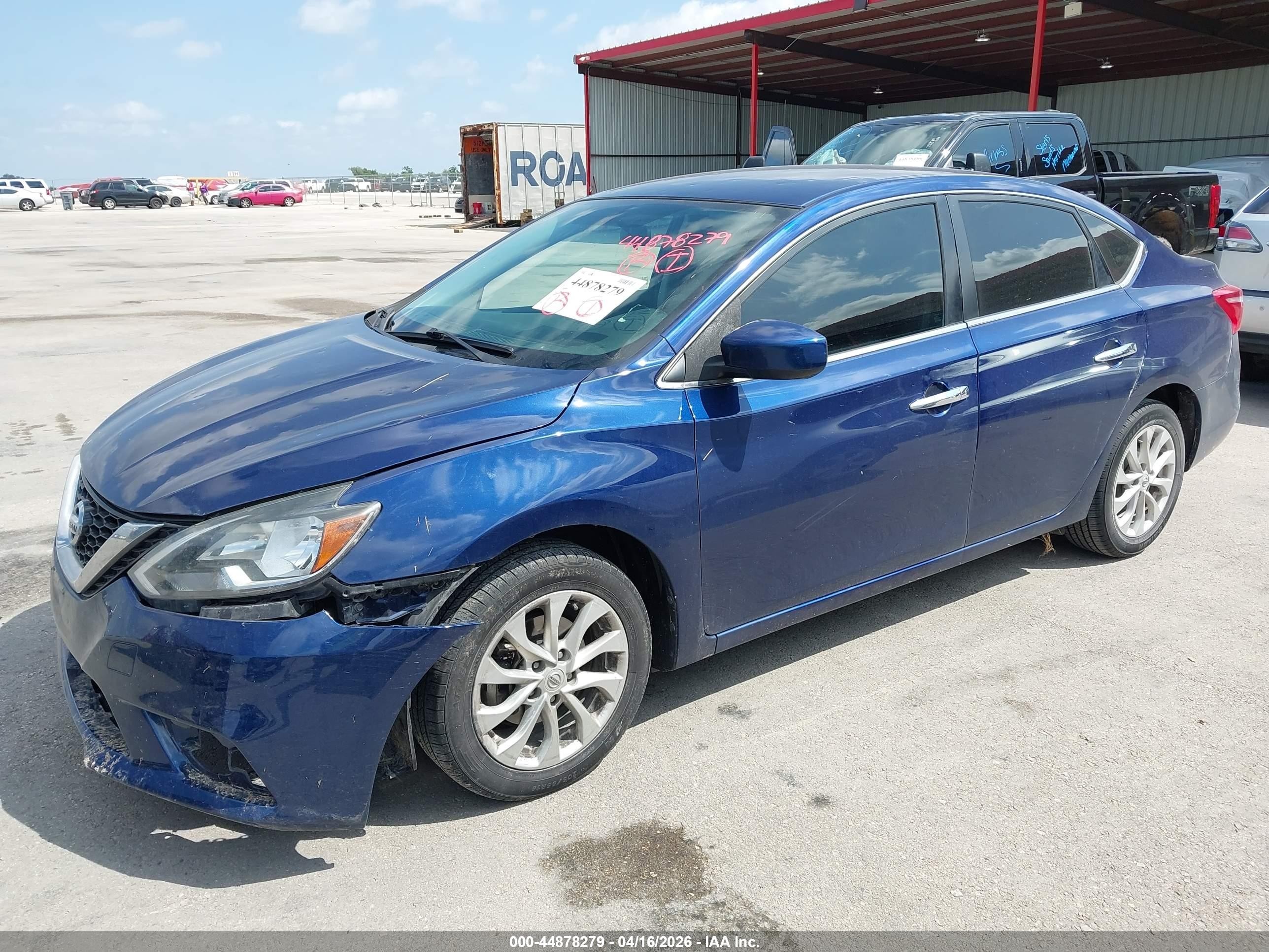 2019 Nissan Sentra Sv Dark Blue vin: 3N1AB7AP1KY362210