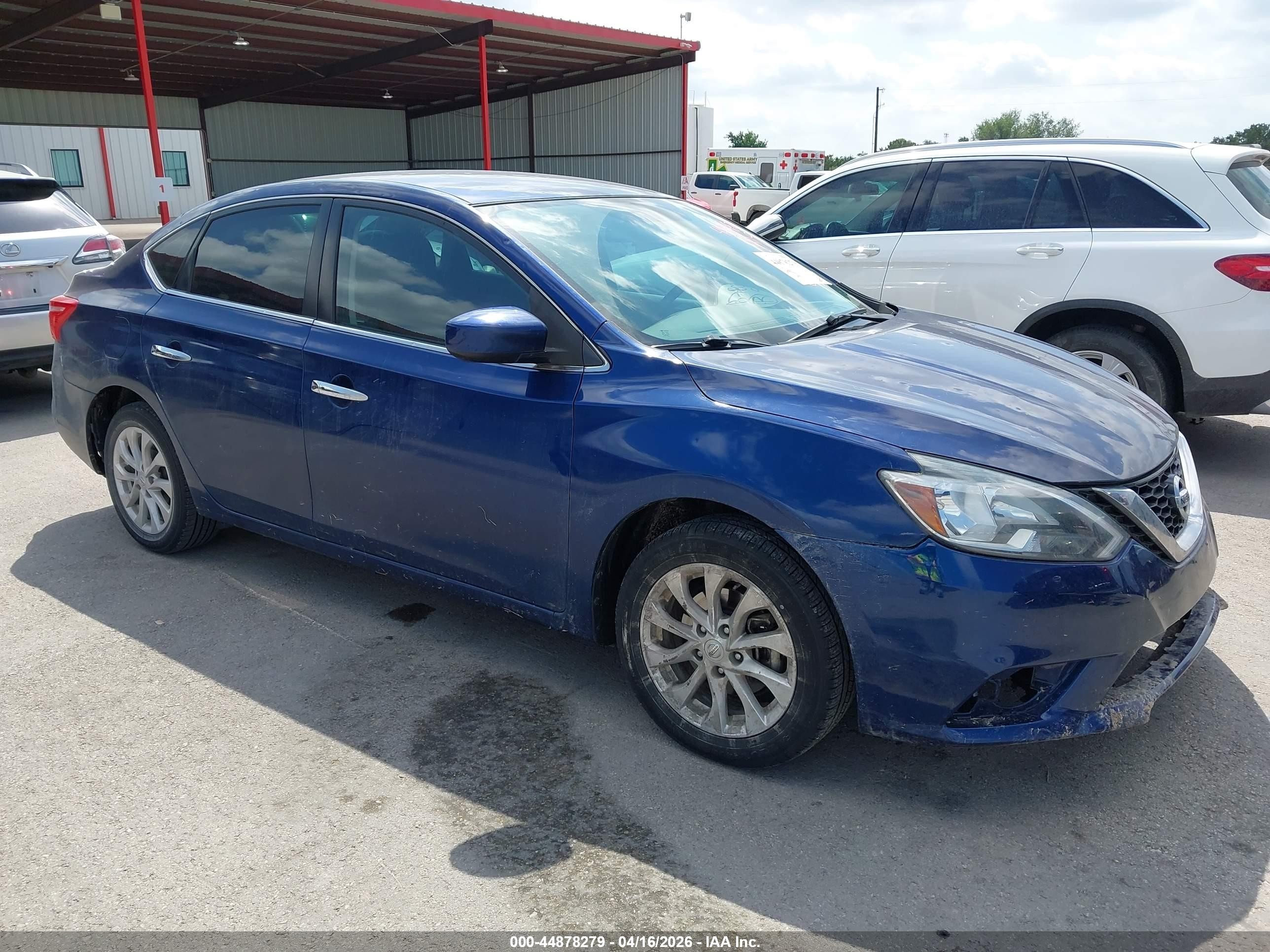 2019 Nissan Sentra Sv Dark Blue vin: 3N1AB7AP1KY362210