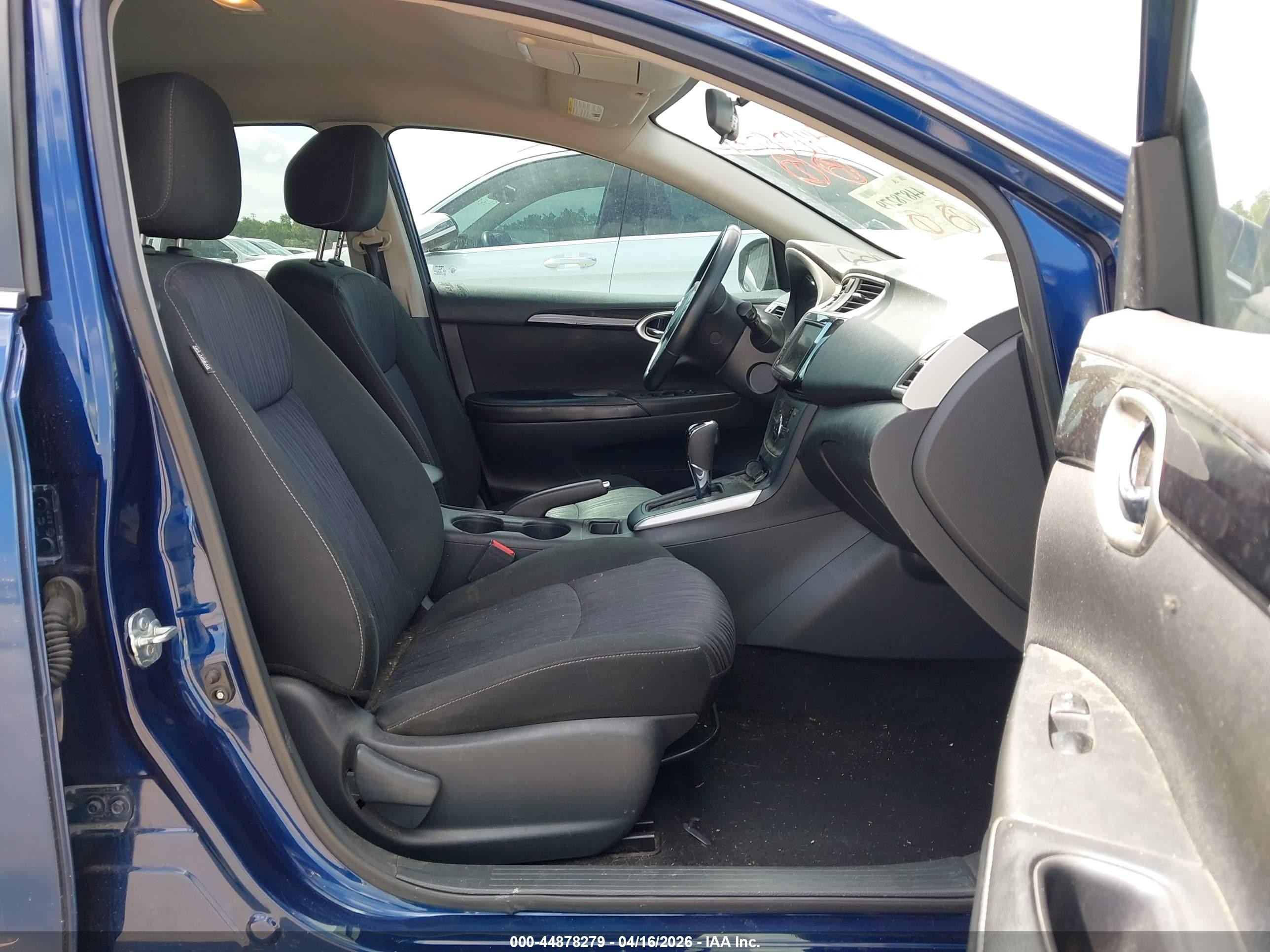 2019 Nissan Sentra Sv Dark Blue vin: 3N1AB7AP1KY362210