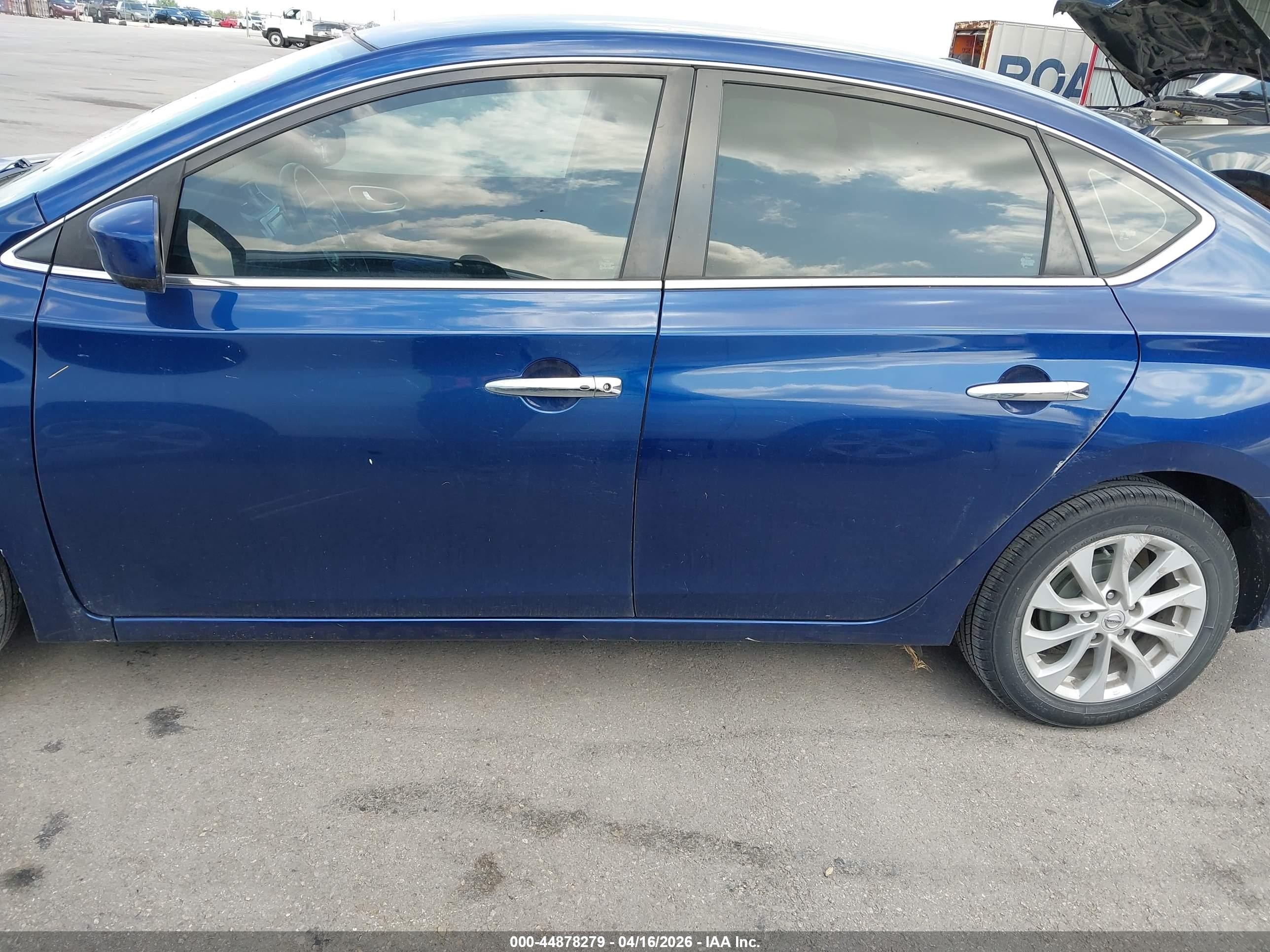 2019 Nissan Sentra Sv Dark Blue vin: 3N1AB7AP1KY362210