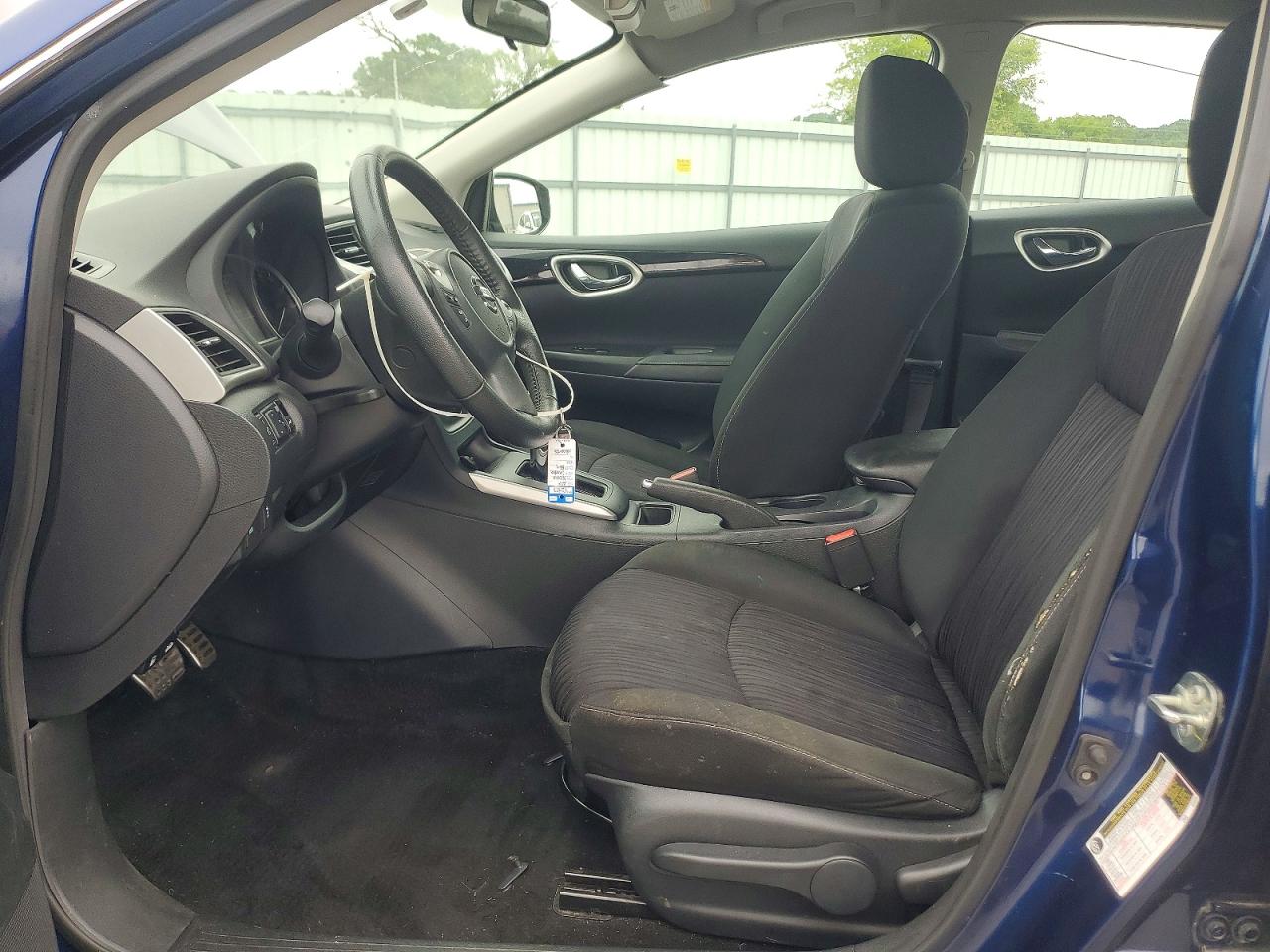 2019 Nissan Sentra Sv Синий vin: 3N1AB7AP1KY386684
