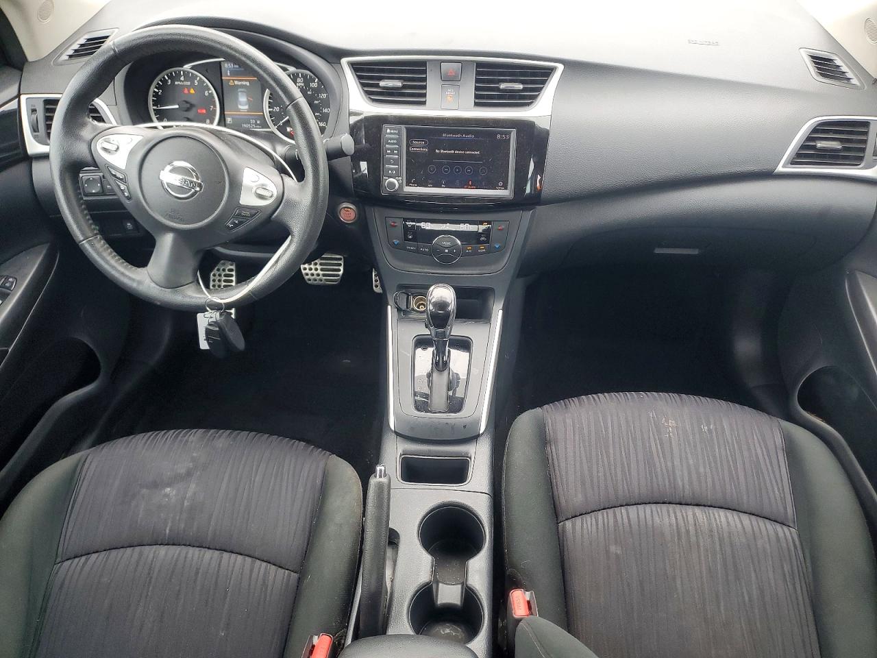 2019 Nissan Sentra Sv Синий vin: 3N1AB7AP1KY386684