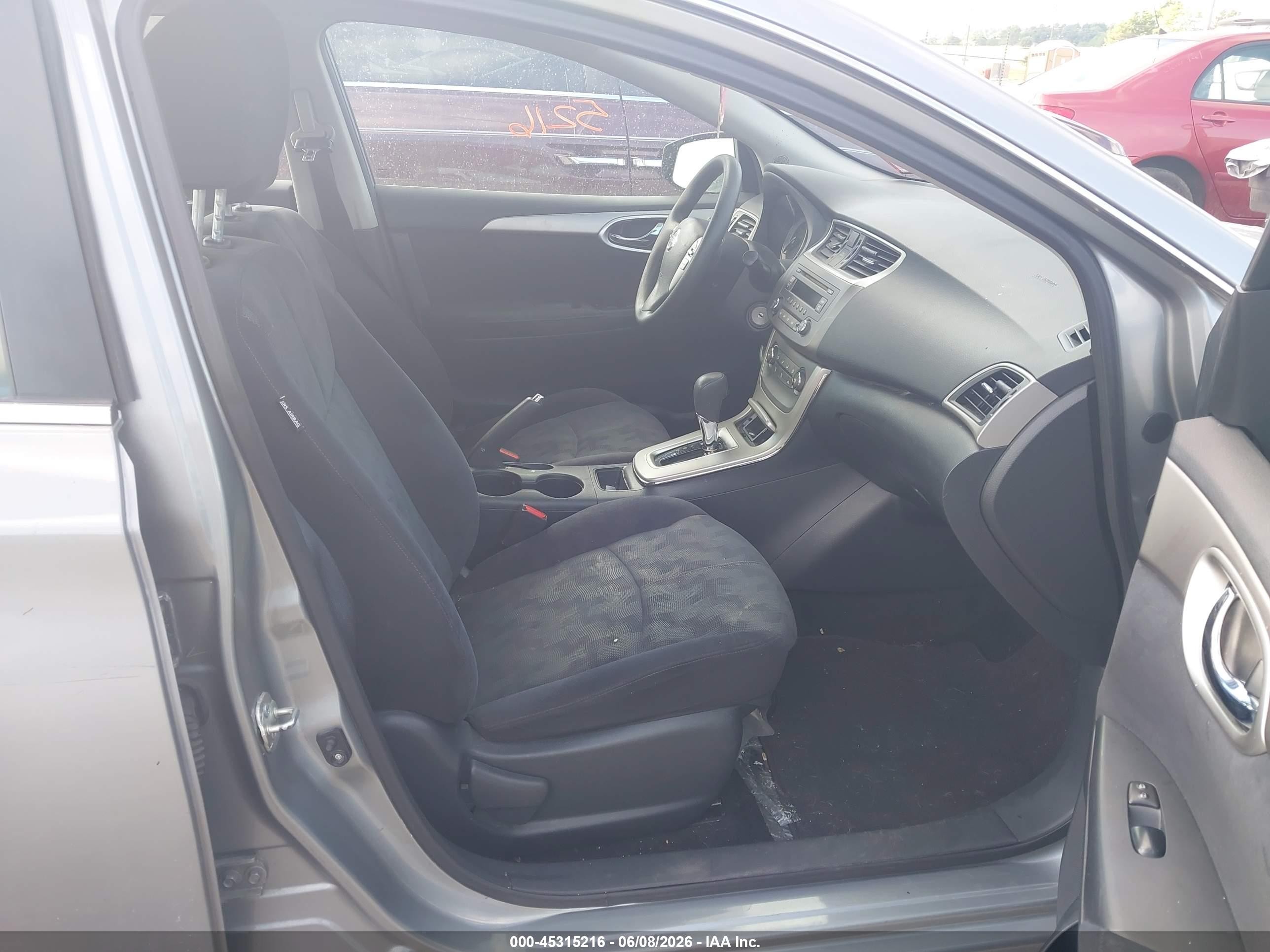 2013 Nissan Sentra Sv Silver vin: 3N1AB7AP2DL561685