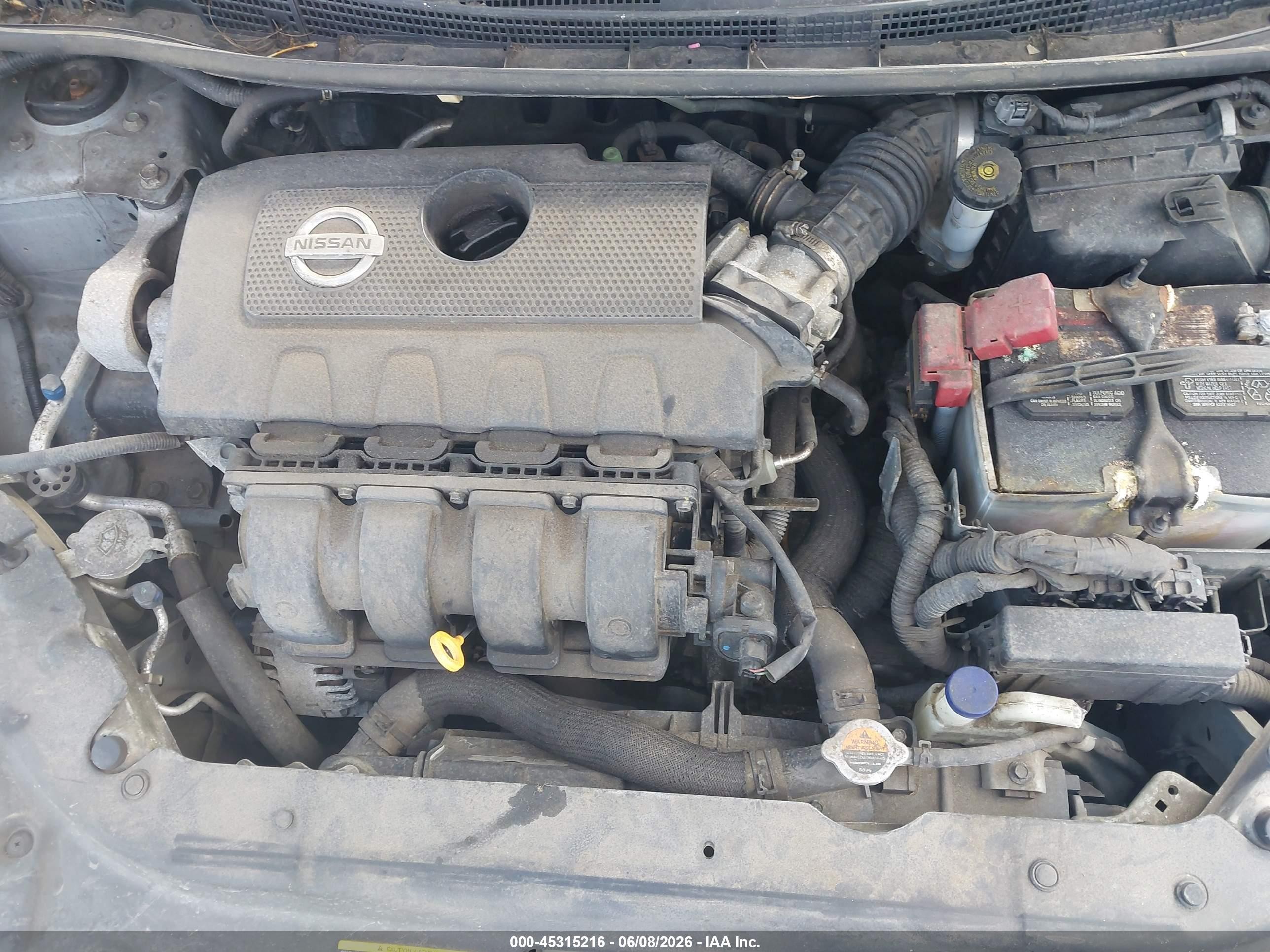 2013 Nissan Sentra Sv Silver vin: 3N1AB7AP2DL561685