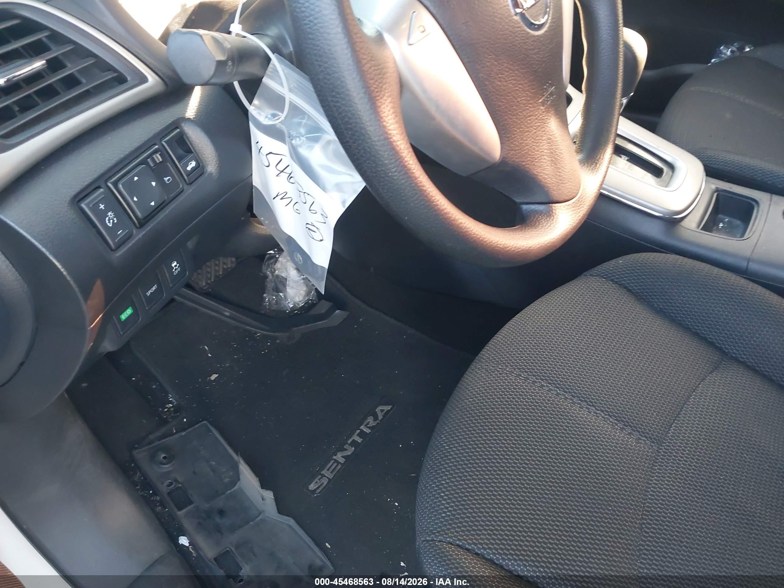 2013 Nissan Sentra Fe+ S White vin: 3N1AB7AP2DL563856