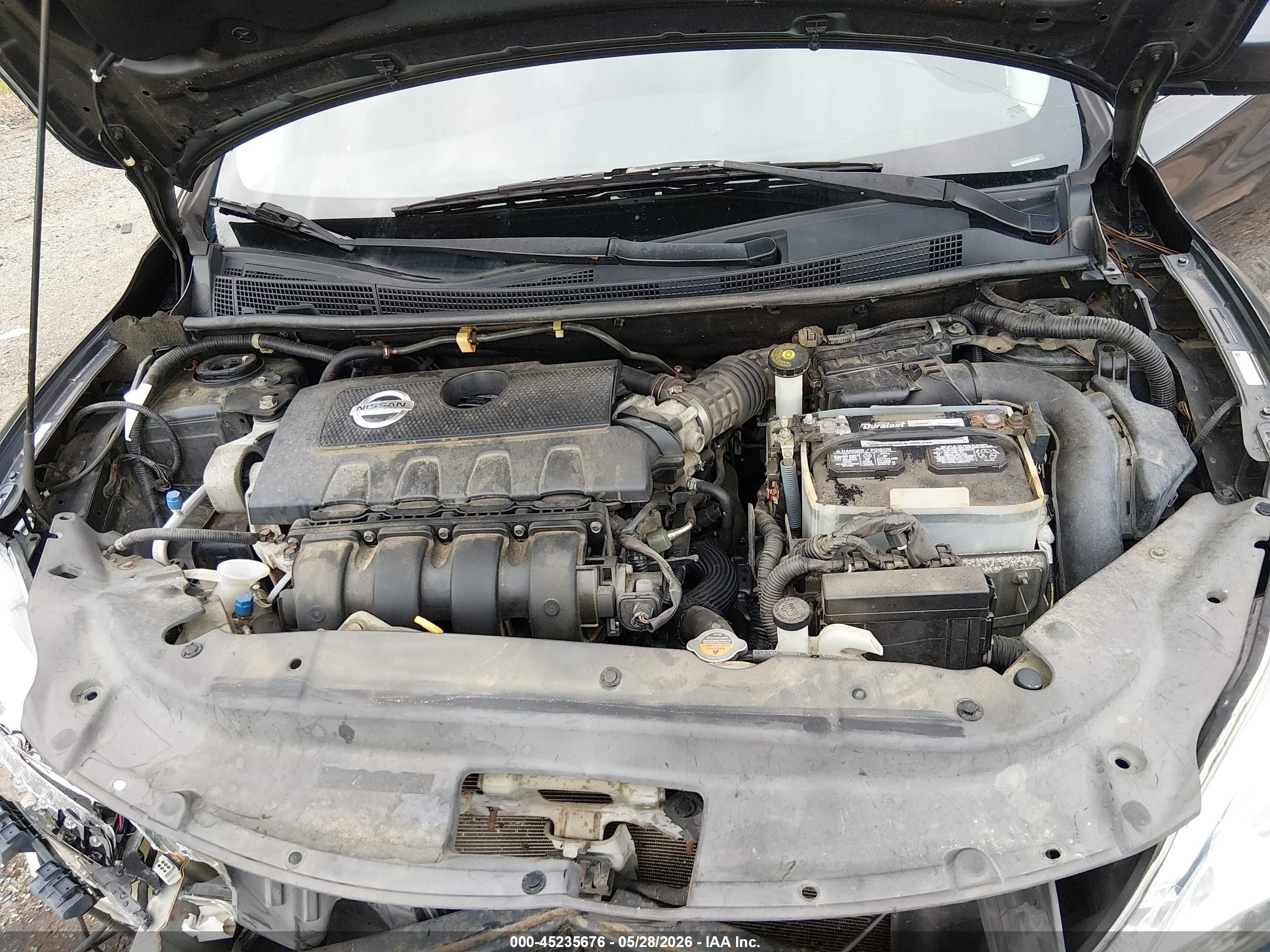 2013 Nissan Sentra S Gray vin: 3N1AB7AP2DL611162
