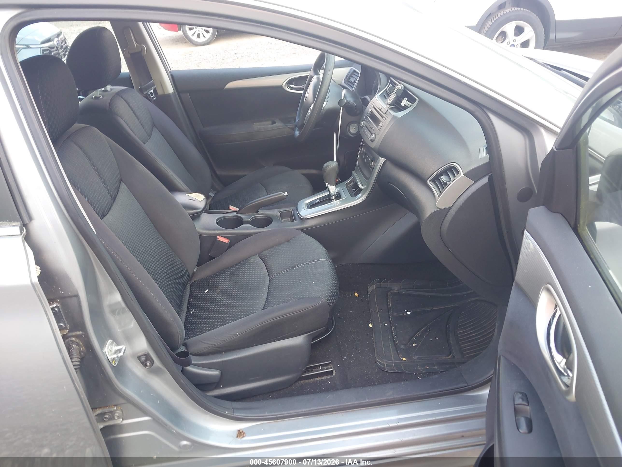2013 Nissan Sentra Sr Silver vin: 3N1AB7AP2DL616328