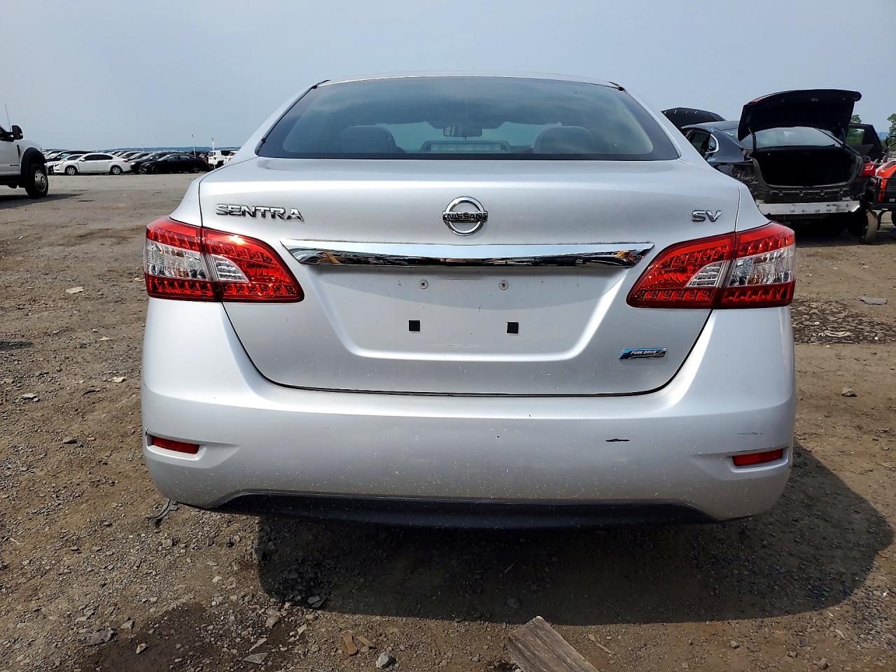2013 Nissan Sentra S Silver vin: 3N1AB7AP2DL618001