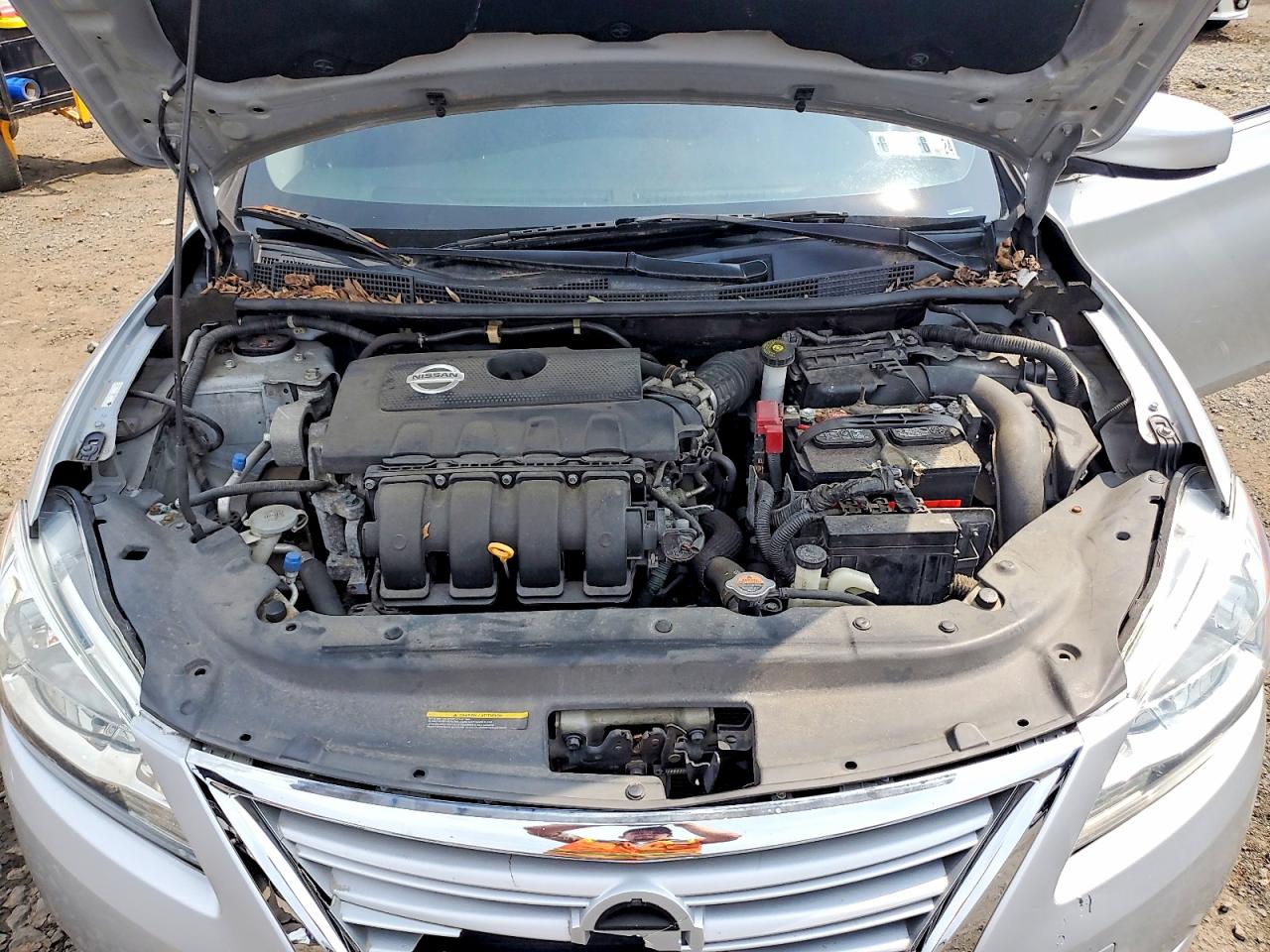 2013 Nissan Sentra S Silver vin: 3N1AB7AP2DL618001
