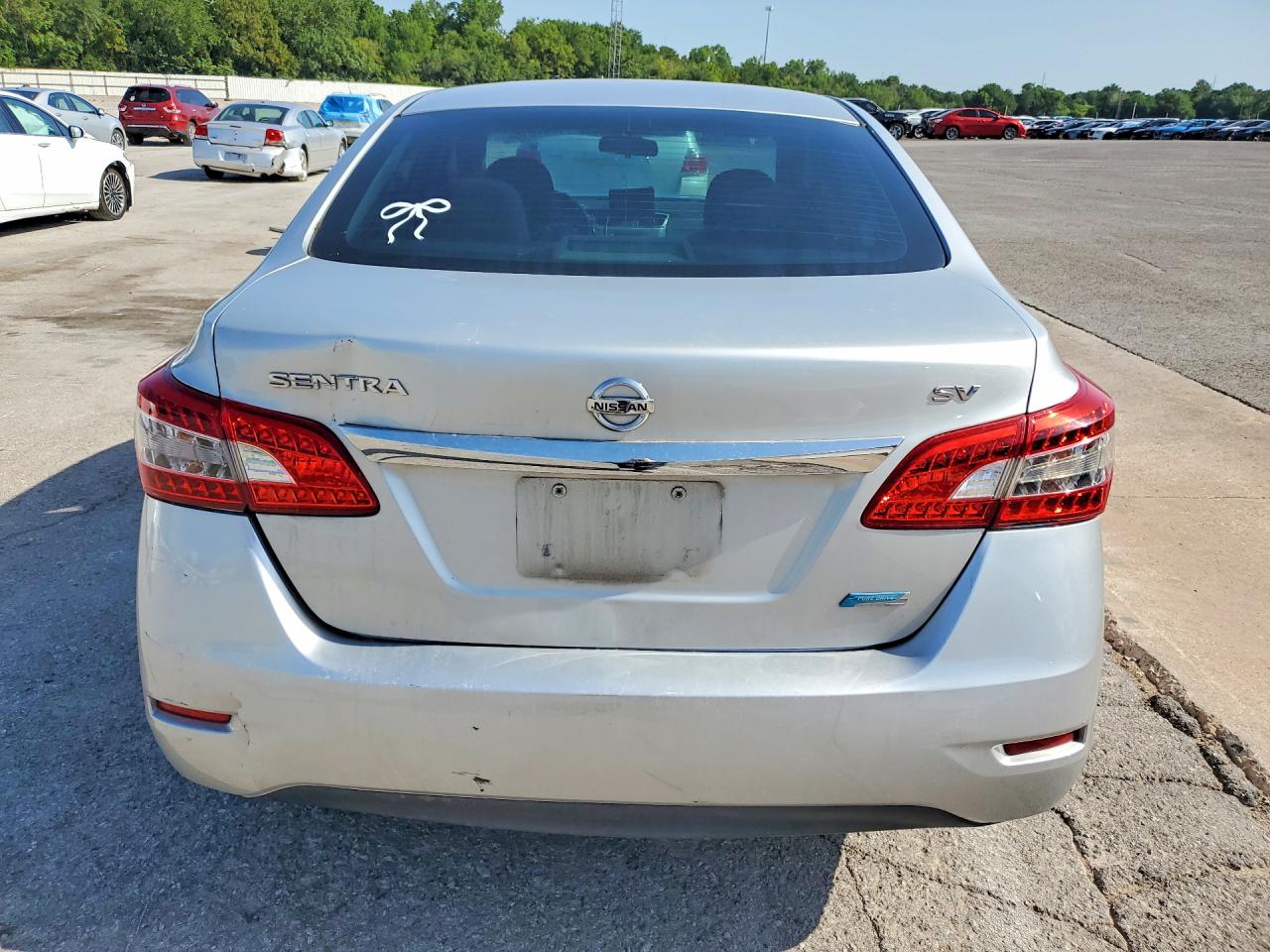 2013 Nissan Sentra S Silver vin: 3N1AB7AP2DL633341