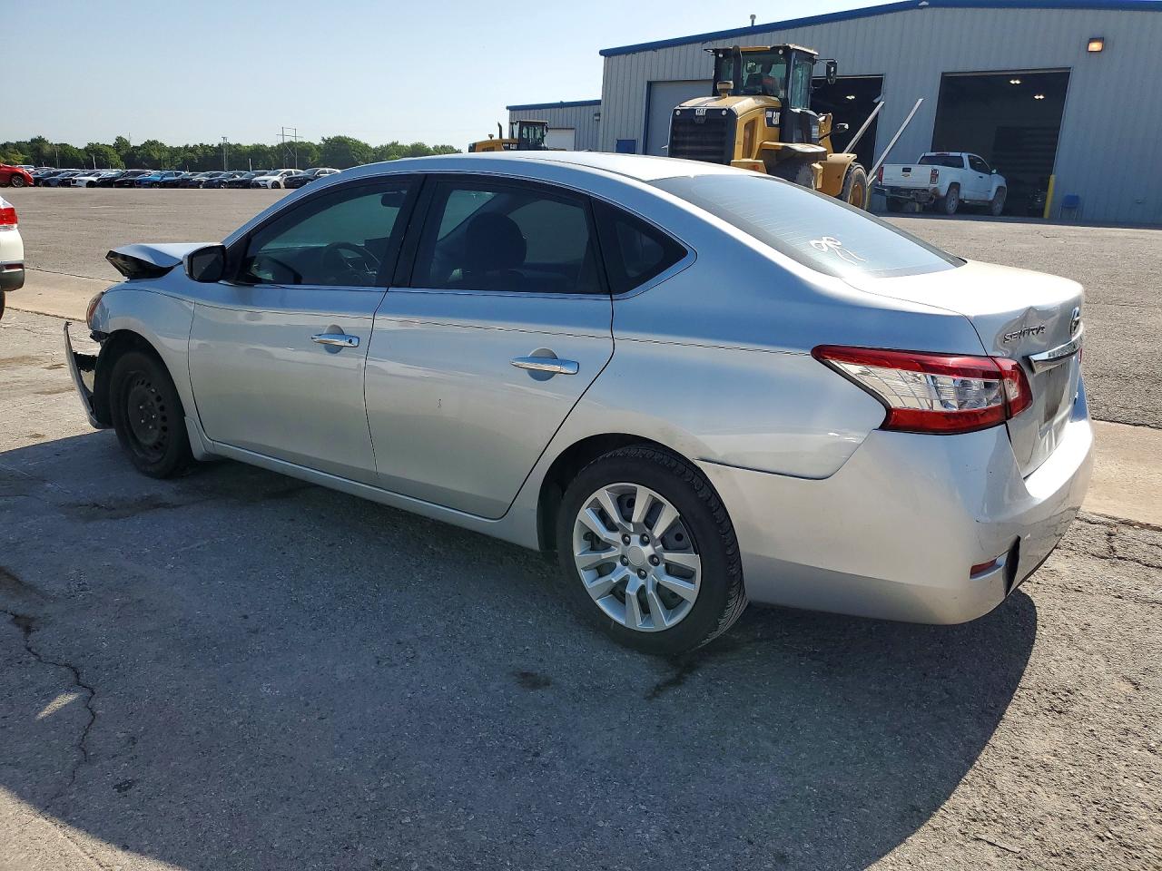2013 Nissan Sentra S Silver vin: 3N1AB7AP2DL633341