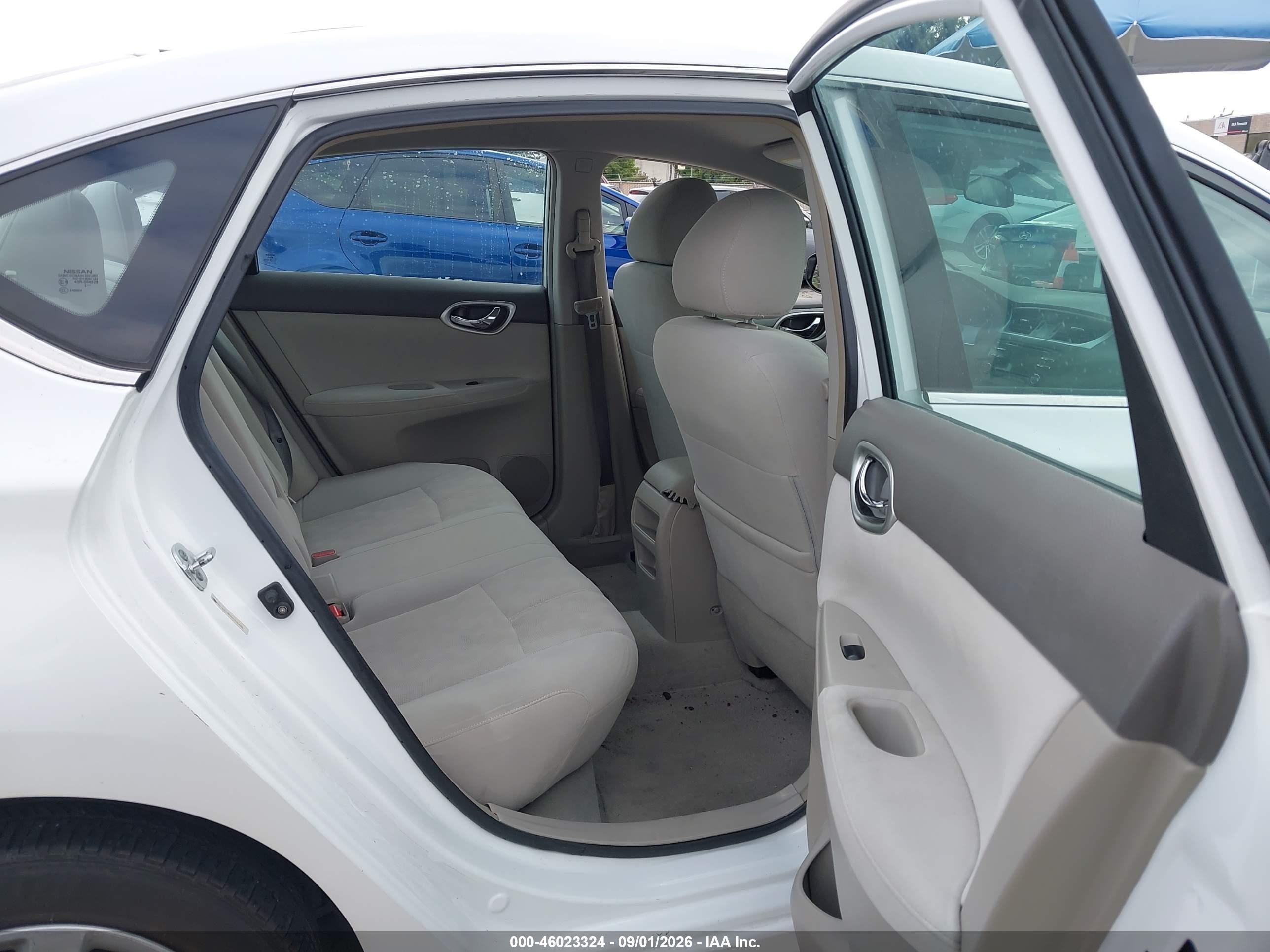 2013 Nissan Sentra Sv White vin: 3N1AB7AP2DL635168