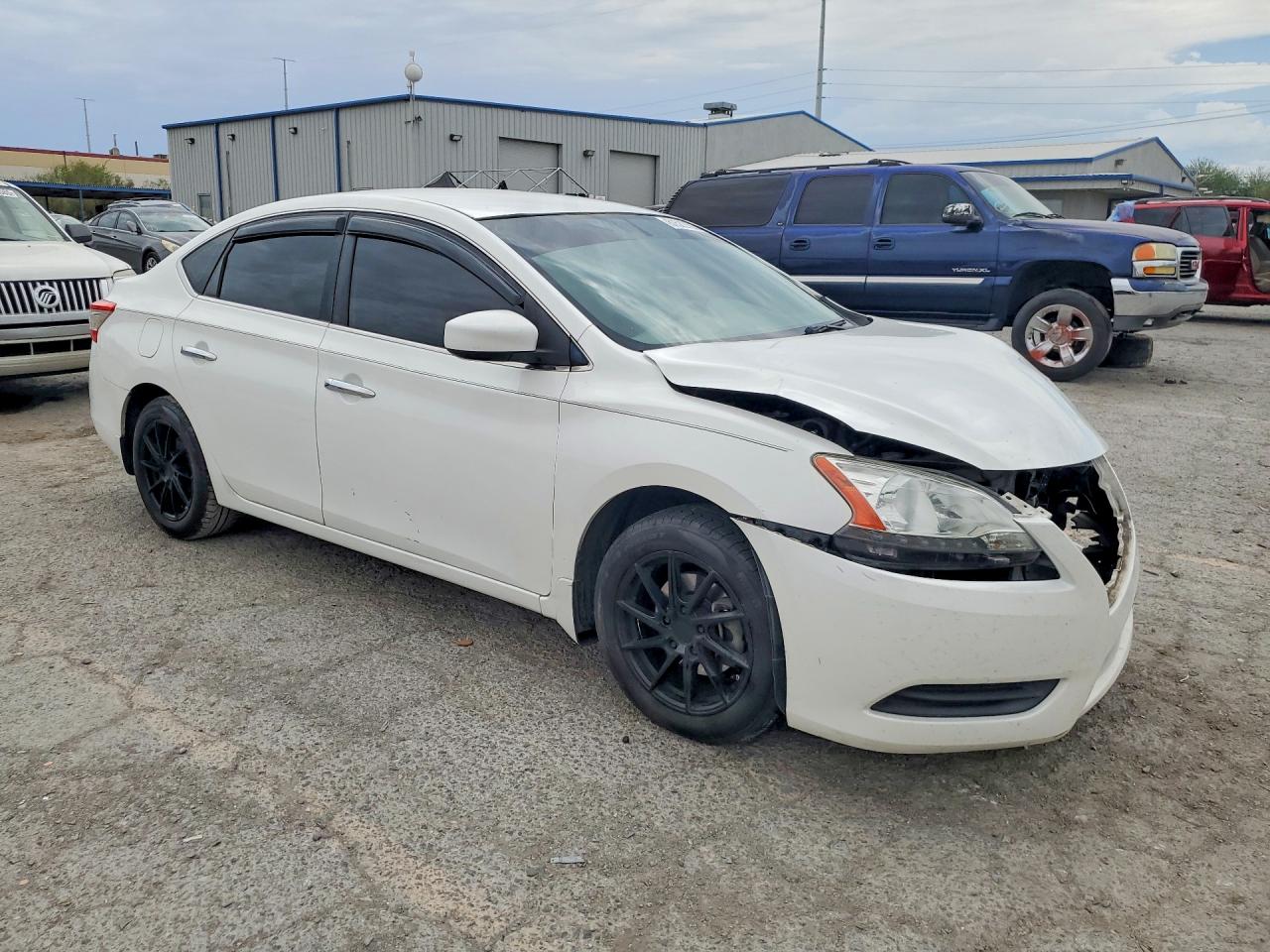 2013 Nissan Sentra S White vin: 3N1AB7AP2DL635199