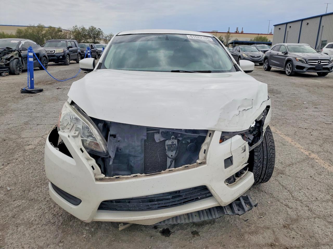2013 Nissan Sentra S White vin: 3N1AB7AP2DL635199