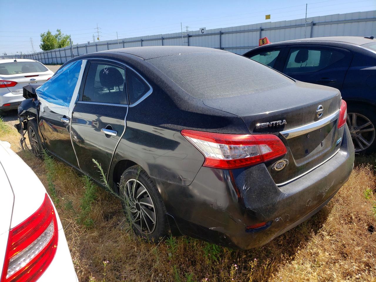 2013 Nissan Sentra S Black vin: 3N1AB7AP2DL642038
