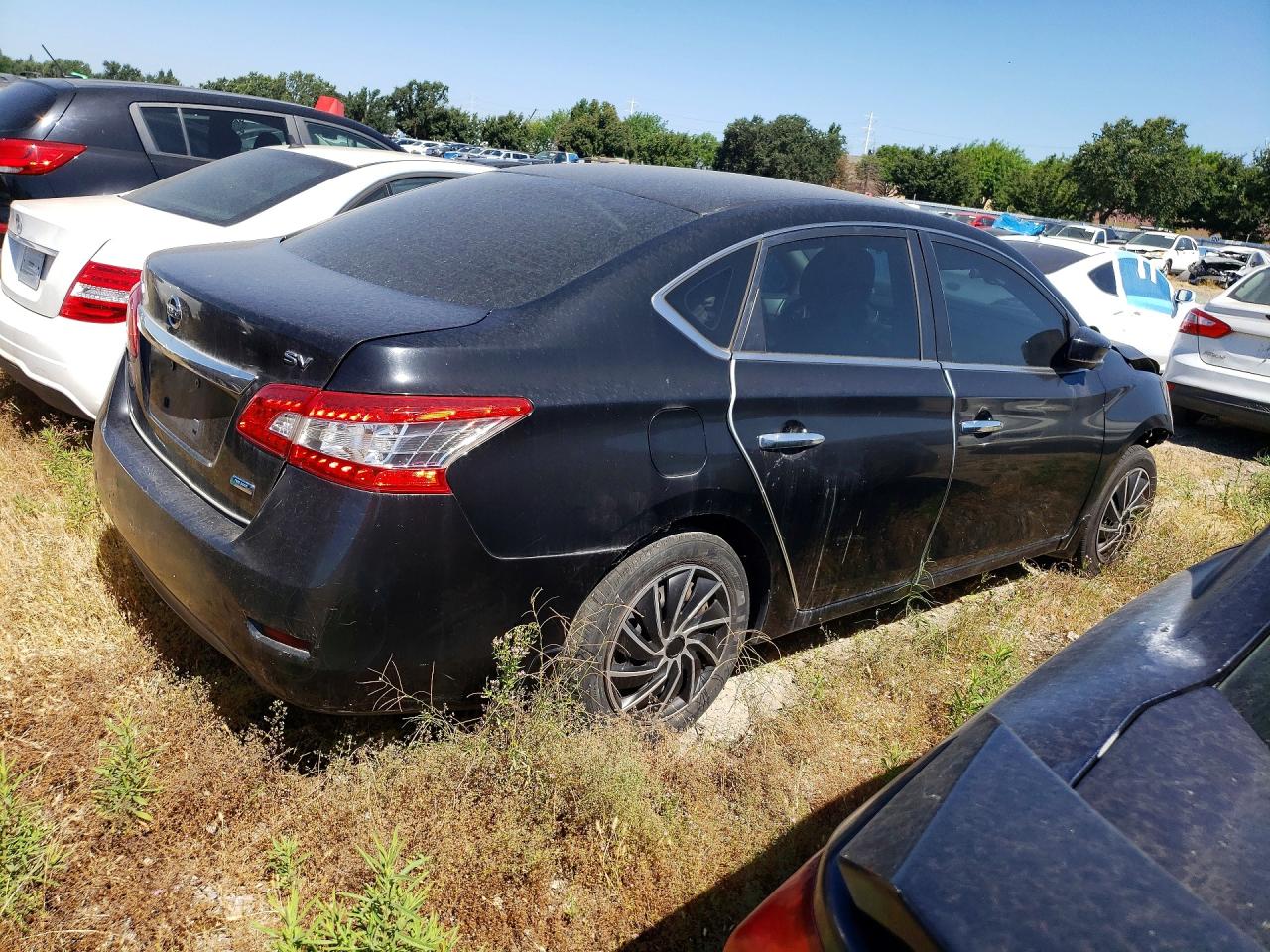 2013 Nissan Sentra S Black vin: 3N1AB7AP2DL642038