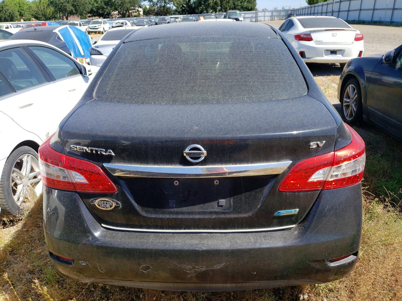 2013 Nissan Sentra S Black vin: 3N1AB7AP2DL642038