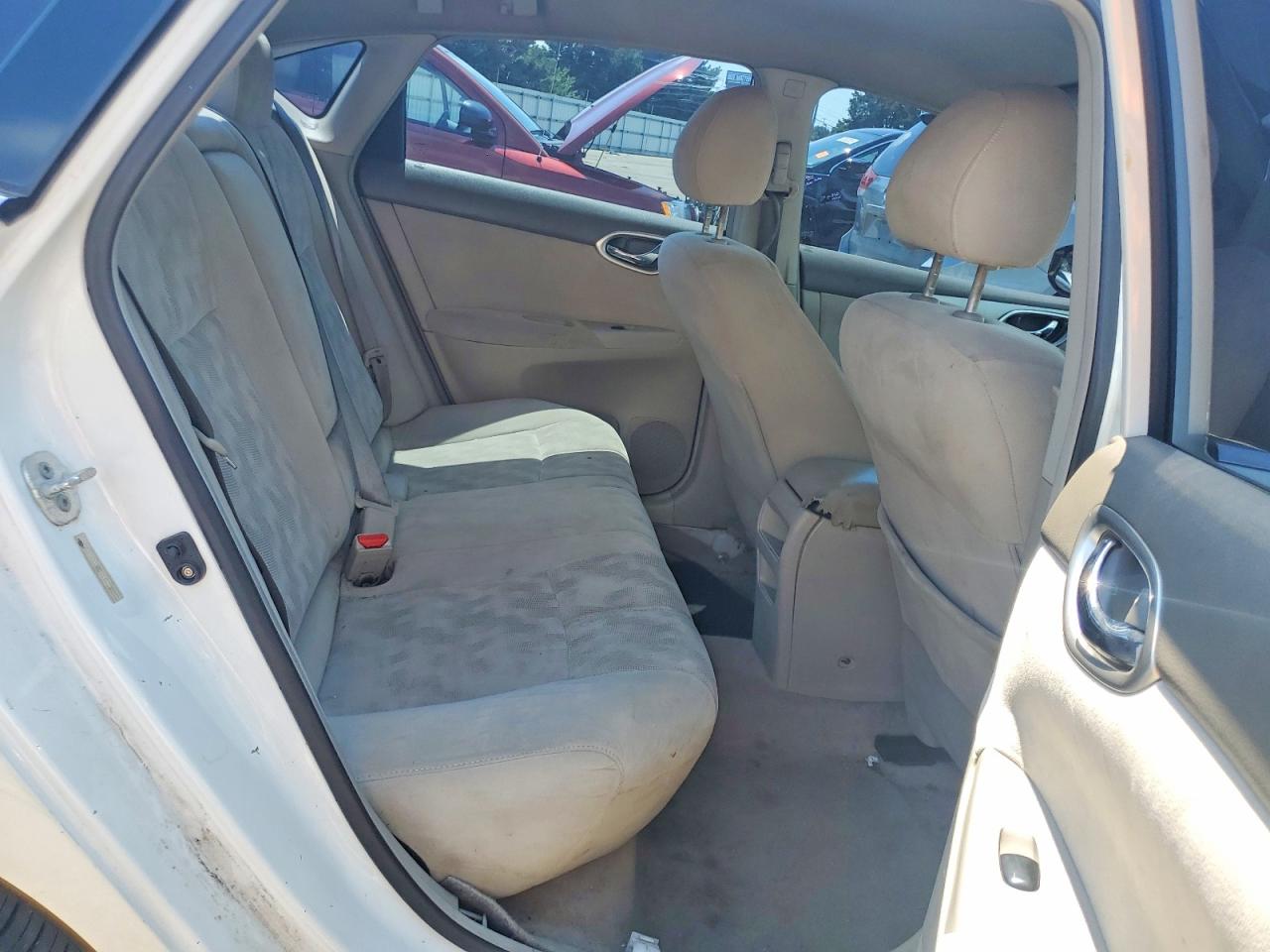 2013 Nissan Sentra S Белый vin: 3N1AB7AP2DL651287
