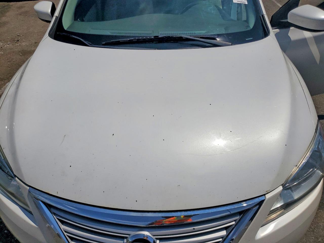 2013 Nissan Sentra S Белый vin: 3N1AB7AP2DL651287