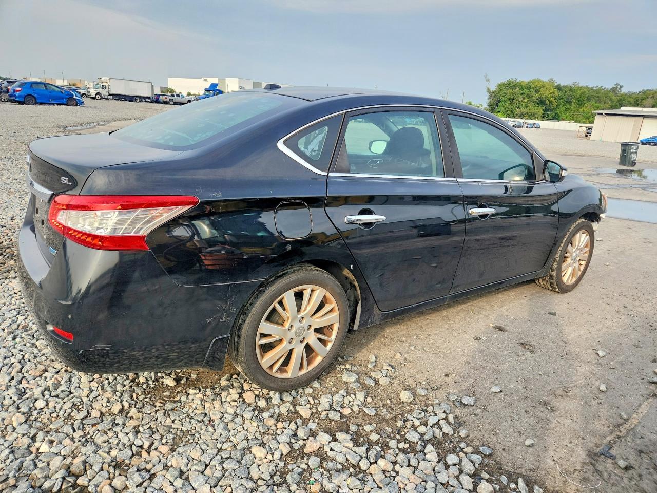 2013 Nissan Sentra S Black vin: 3N1AB7AP2DL652701