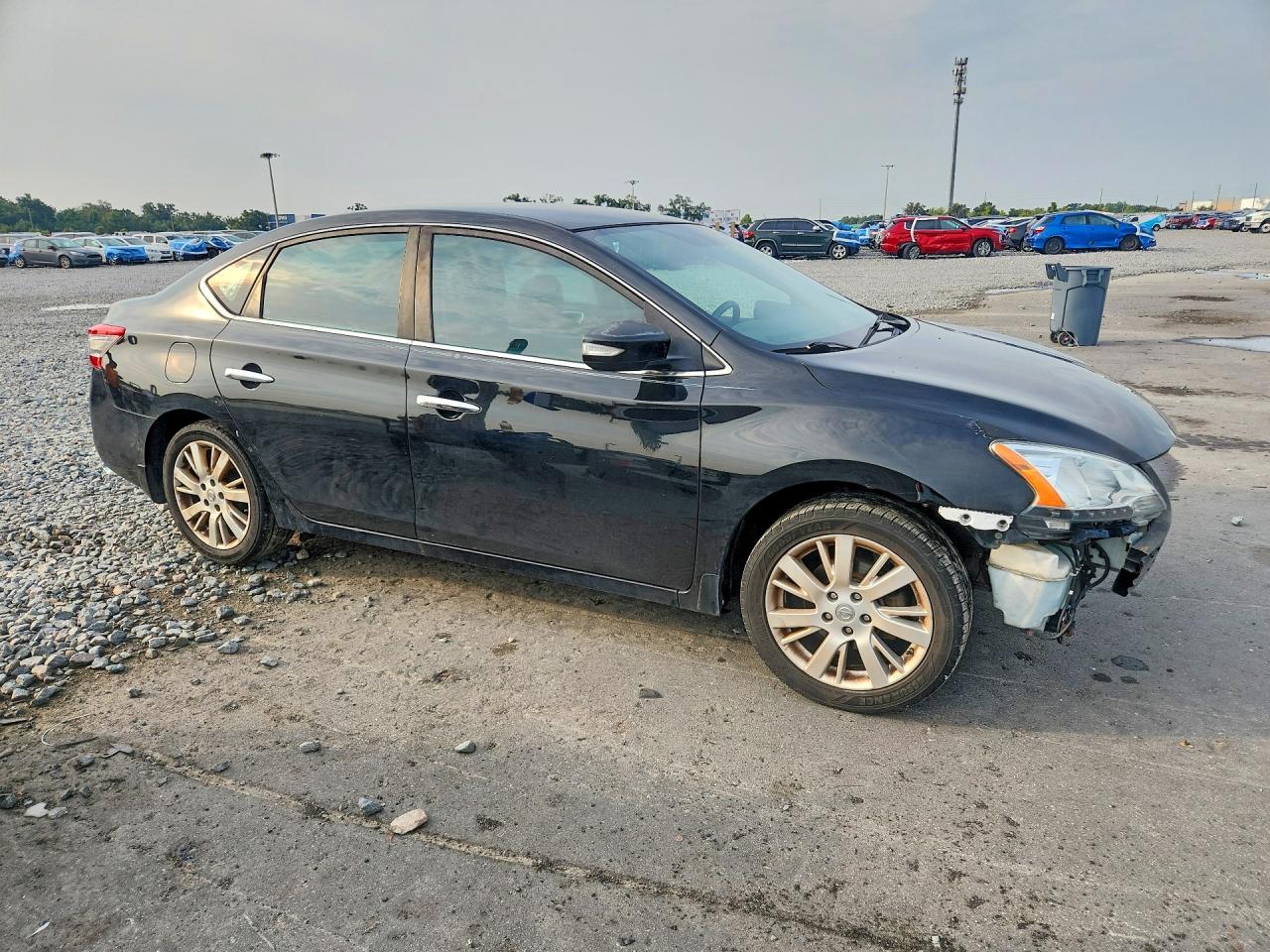 2013 Nissan Sentra S Black vin: 3N1AB7AP2DL652701