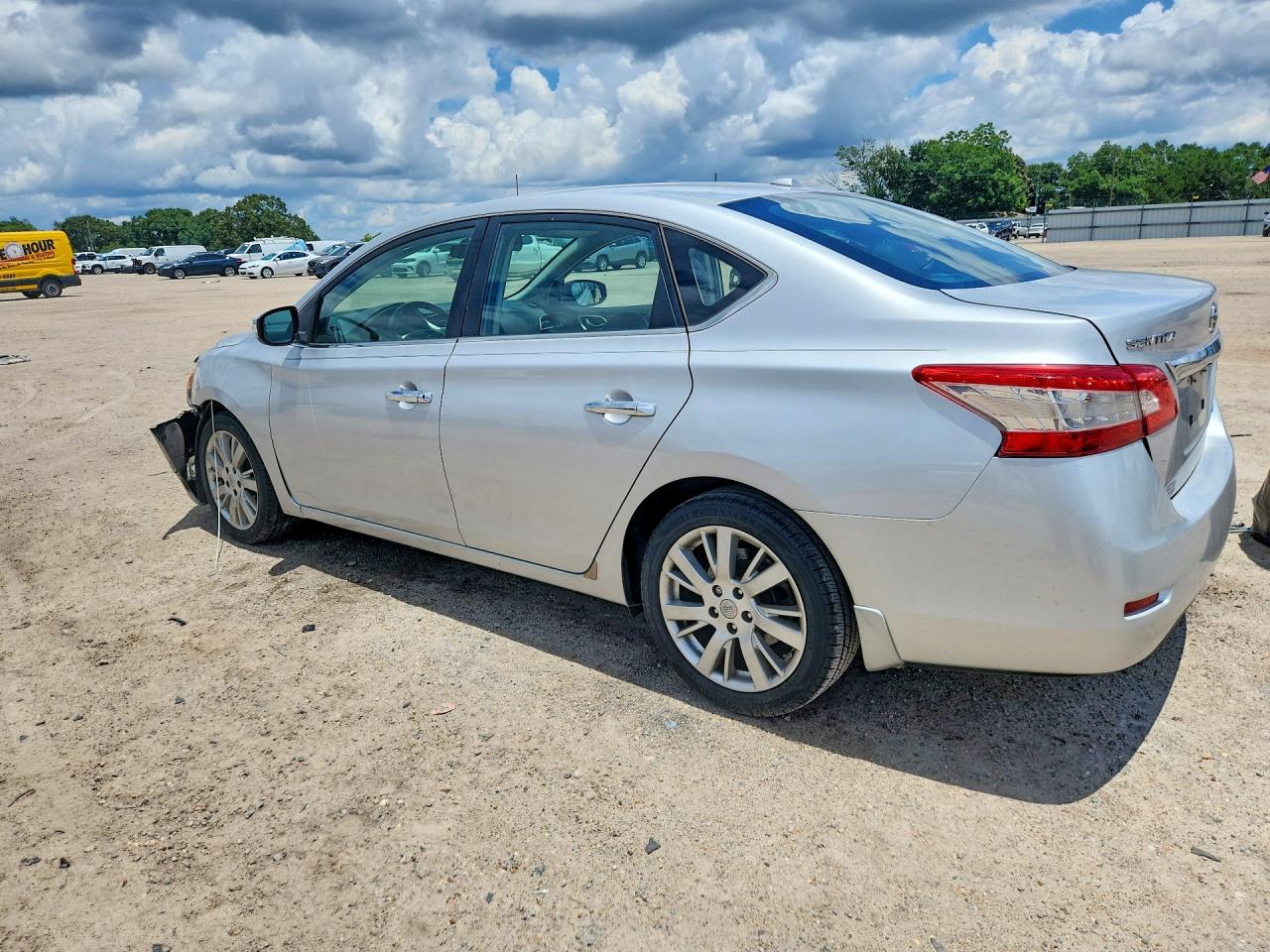 2013 Nissan Sentra S Silver vin: 3N1AB7AP2DL665979
