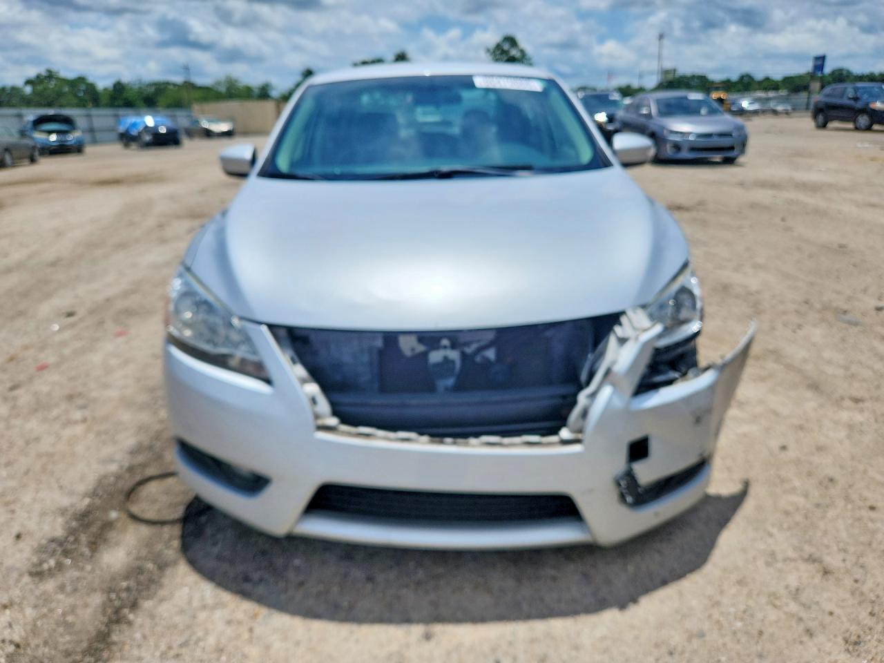 2013 Nissan Sentra S Silver vin: 3N1AB7AP2DL665979