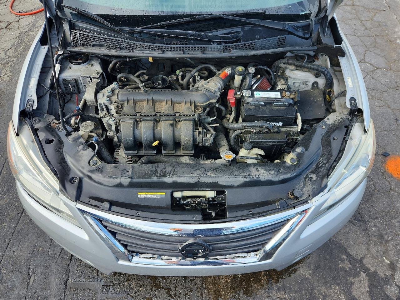 2013 Nissan Sentra S Silver vin: 3N1AB7AP2DL669238