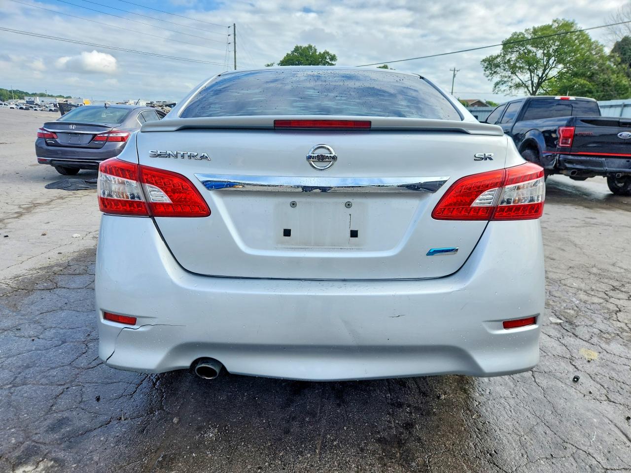 2013 Nissan Sentra S Silver vin: 3N1AB7AP2DL669238