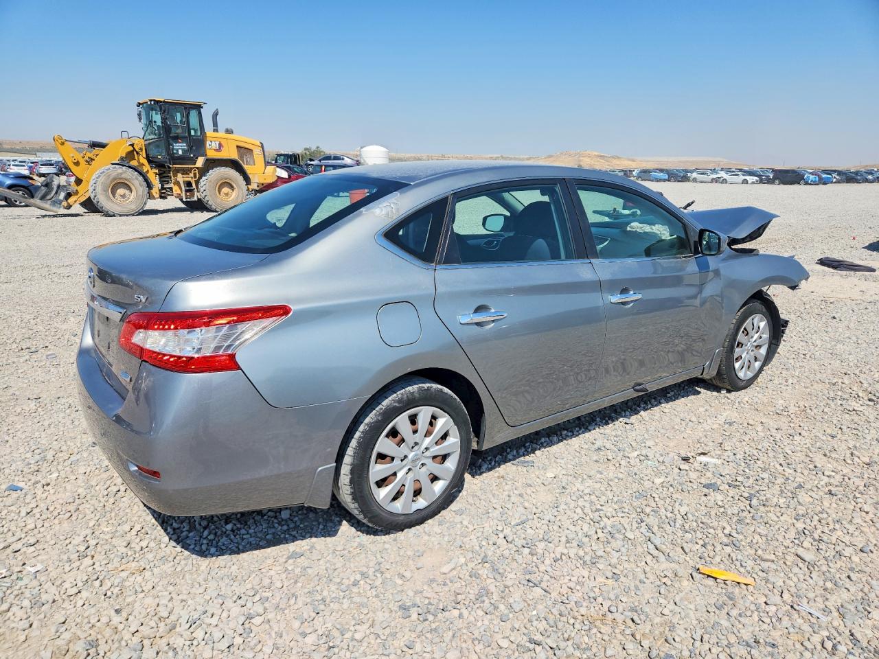 2013 Nissan Sentra S Серебряный vin: 3N1AB7AP2DL670700