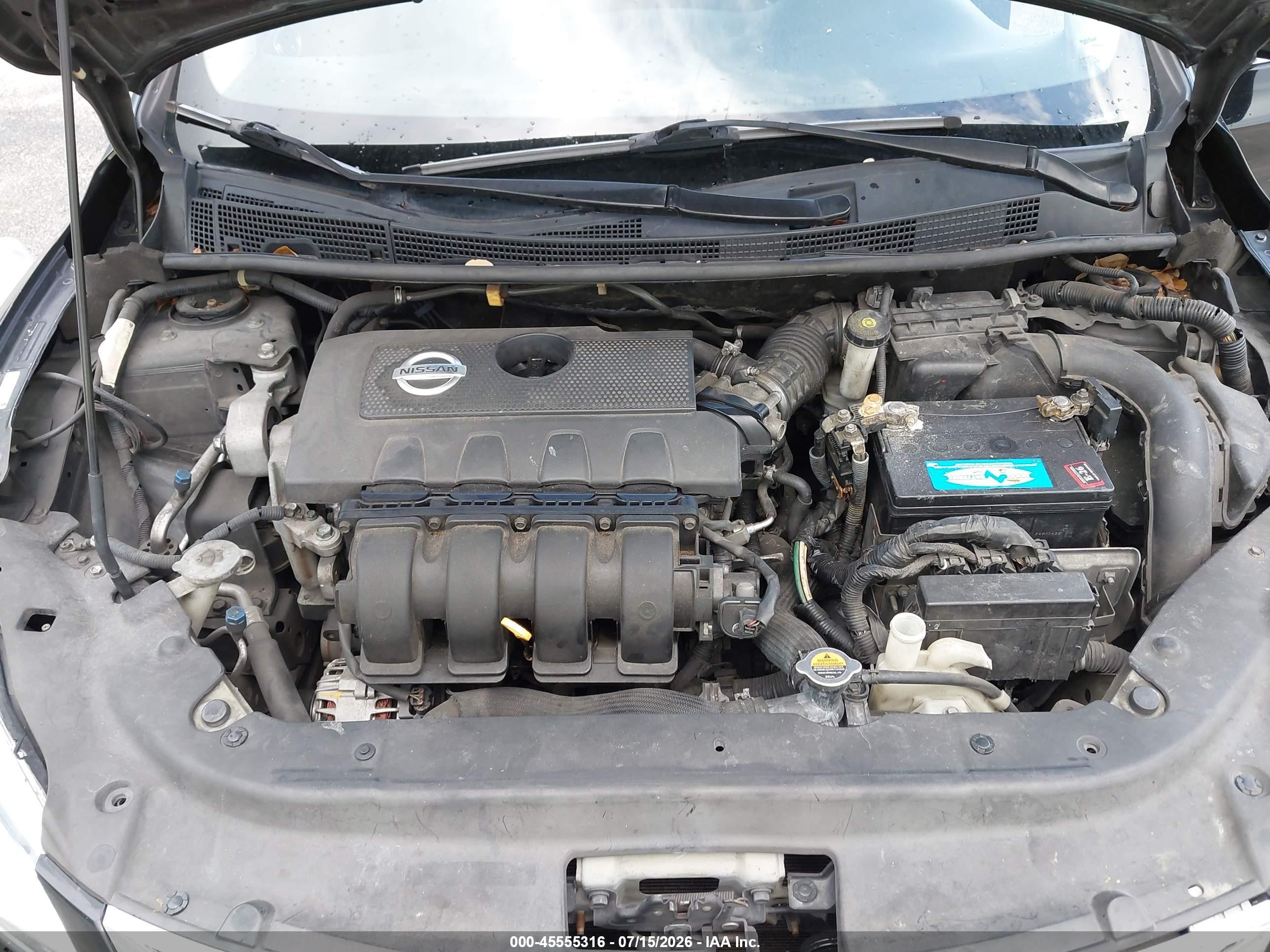 2013 Nissan Sentra Sv Black vin: 3N1AB7AP2DL679266