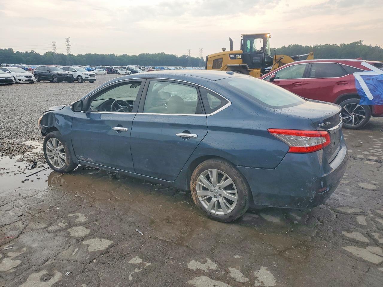 2013 Nissan Sentra S Blue vin: 3N1AB7AP2DL679381
