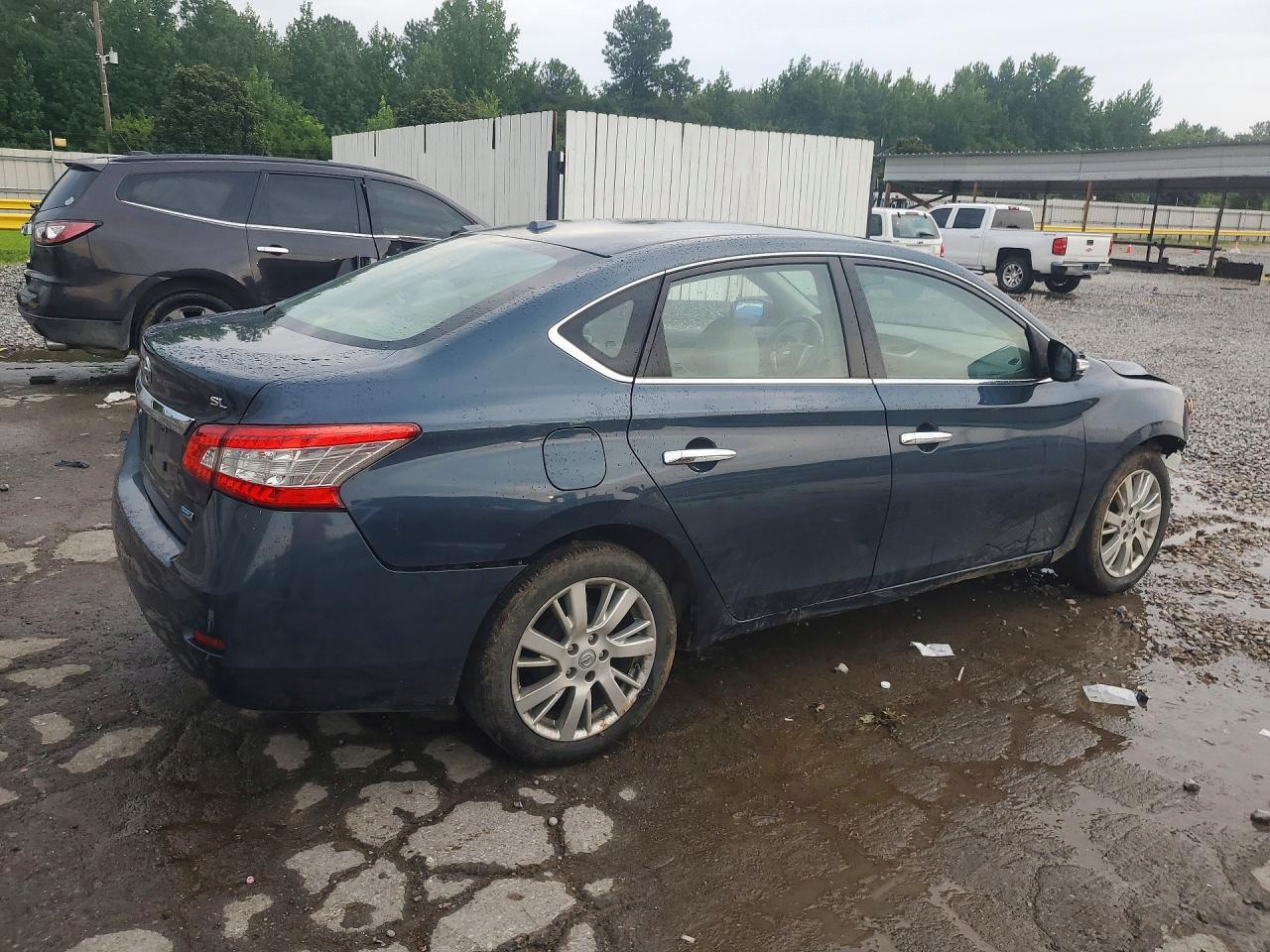 2013 Nissan Sentra S Blue vin: 3N1AB7AP2DL679381