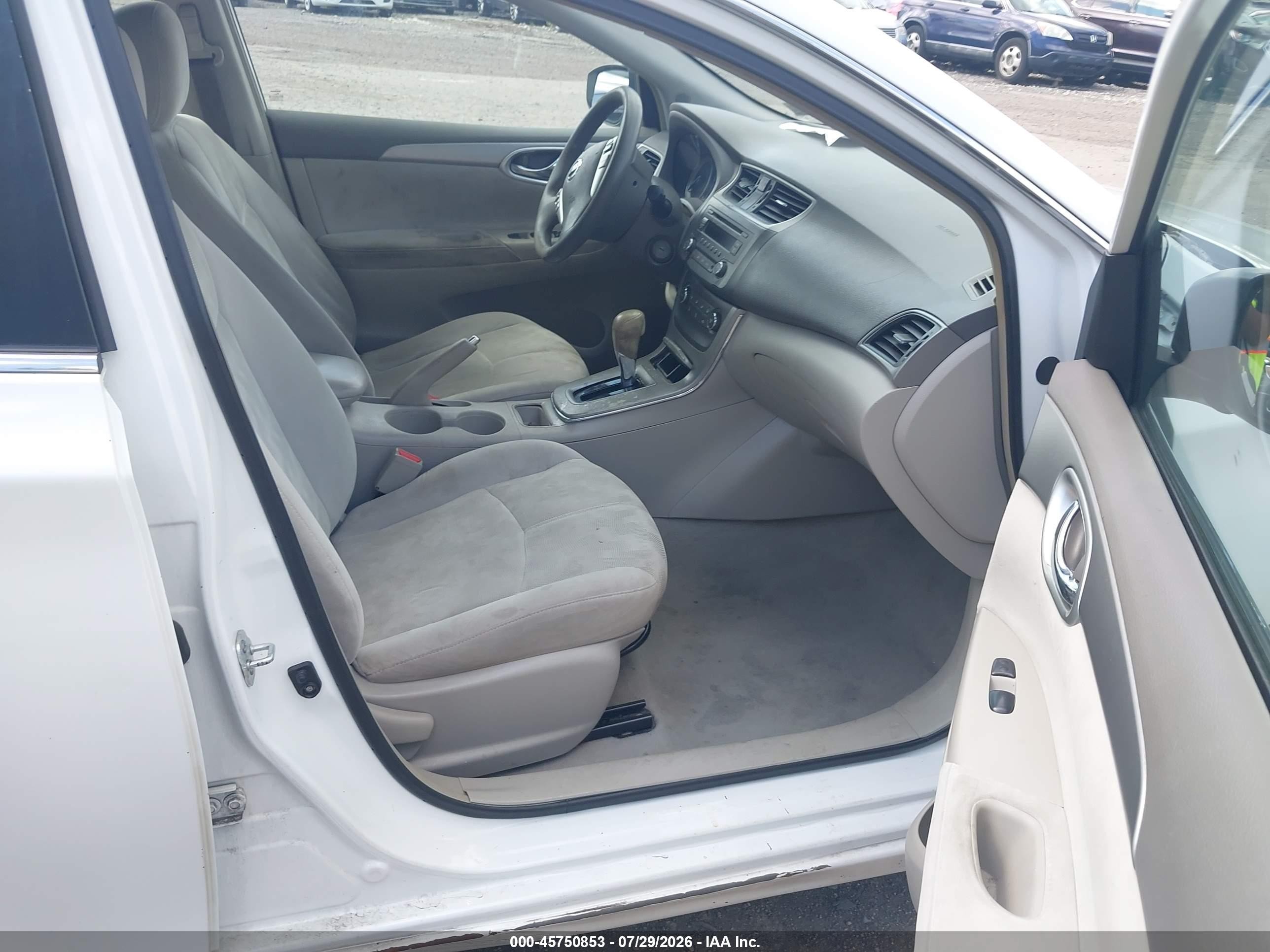 2013 Nissan Sentra Fe+ Sv White vin: 3N1AB7AP2DL683012