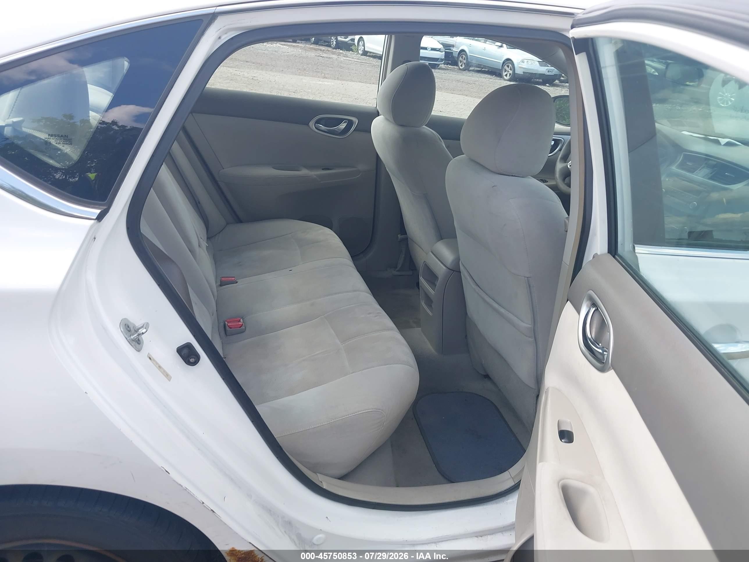 2013 Nissan Sentra Fe+ Sv White vin: 3N1AB7AP2DL683012