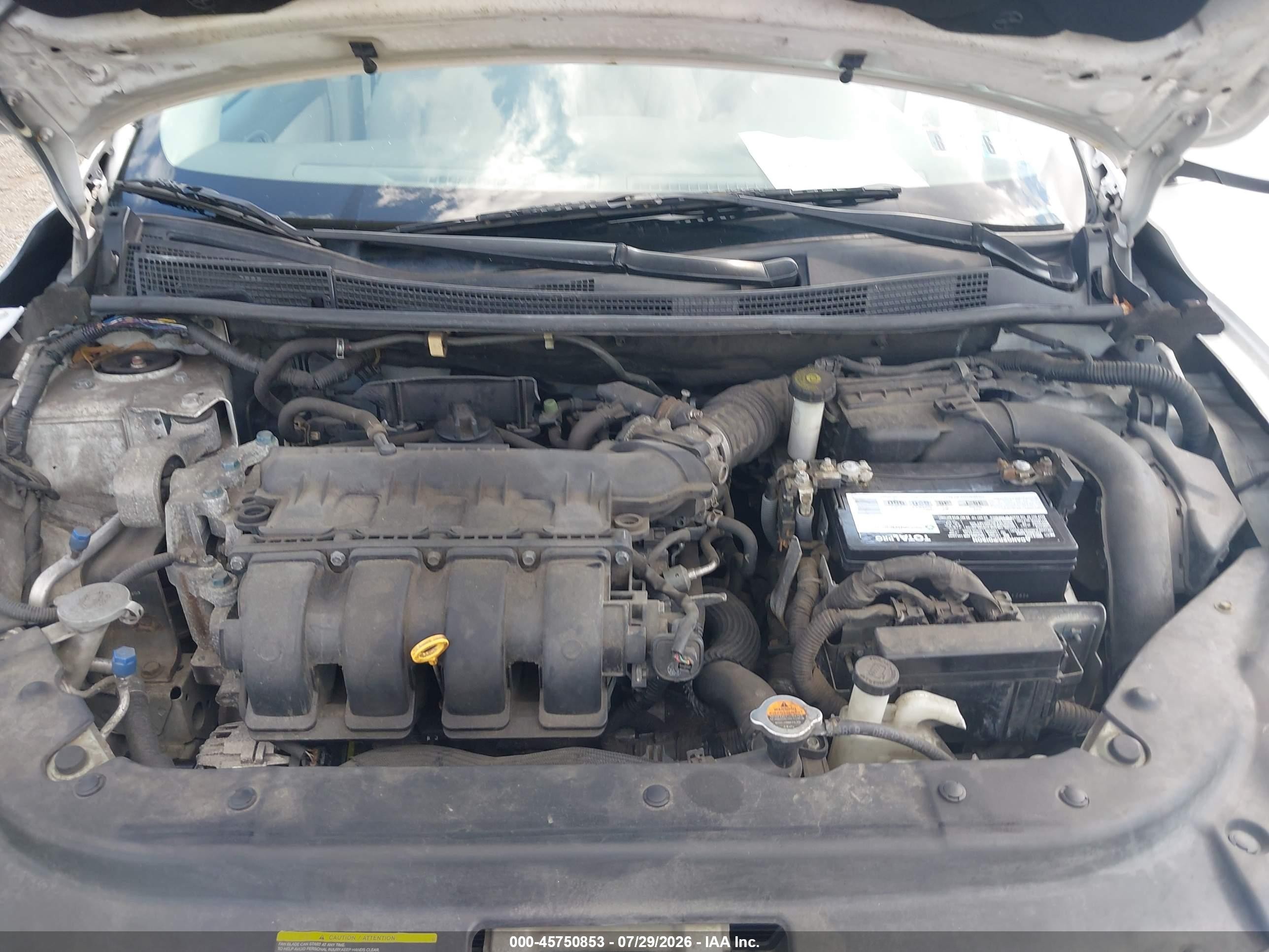 2013 Nissan Sentra Fe+ Sv White vin: 3N1AB7AP2DL683012