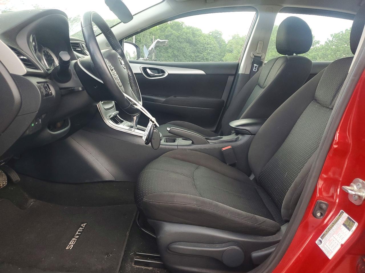 2013 Nissan Sentra S Red vin: 3N1AB7AP2DL683639