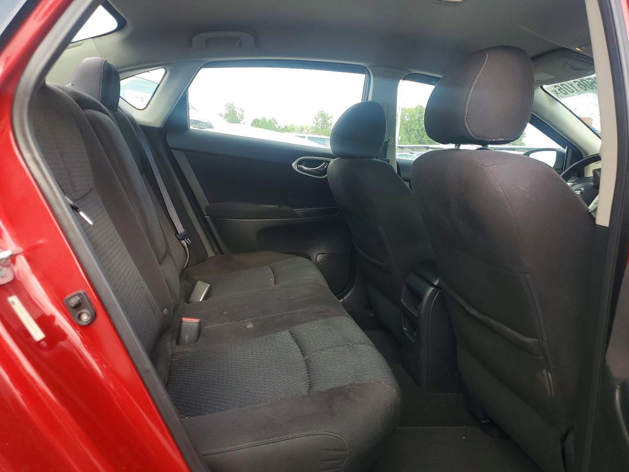 2013 Nissan Sentra S Red vin: 3N1AB7AP2DL683639