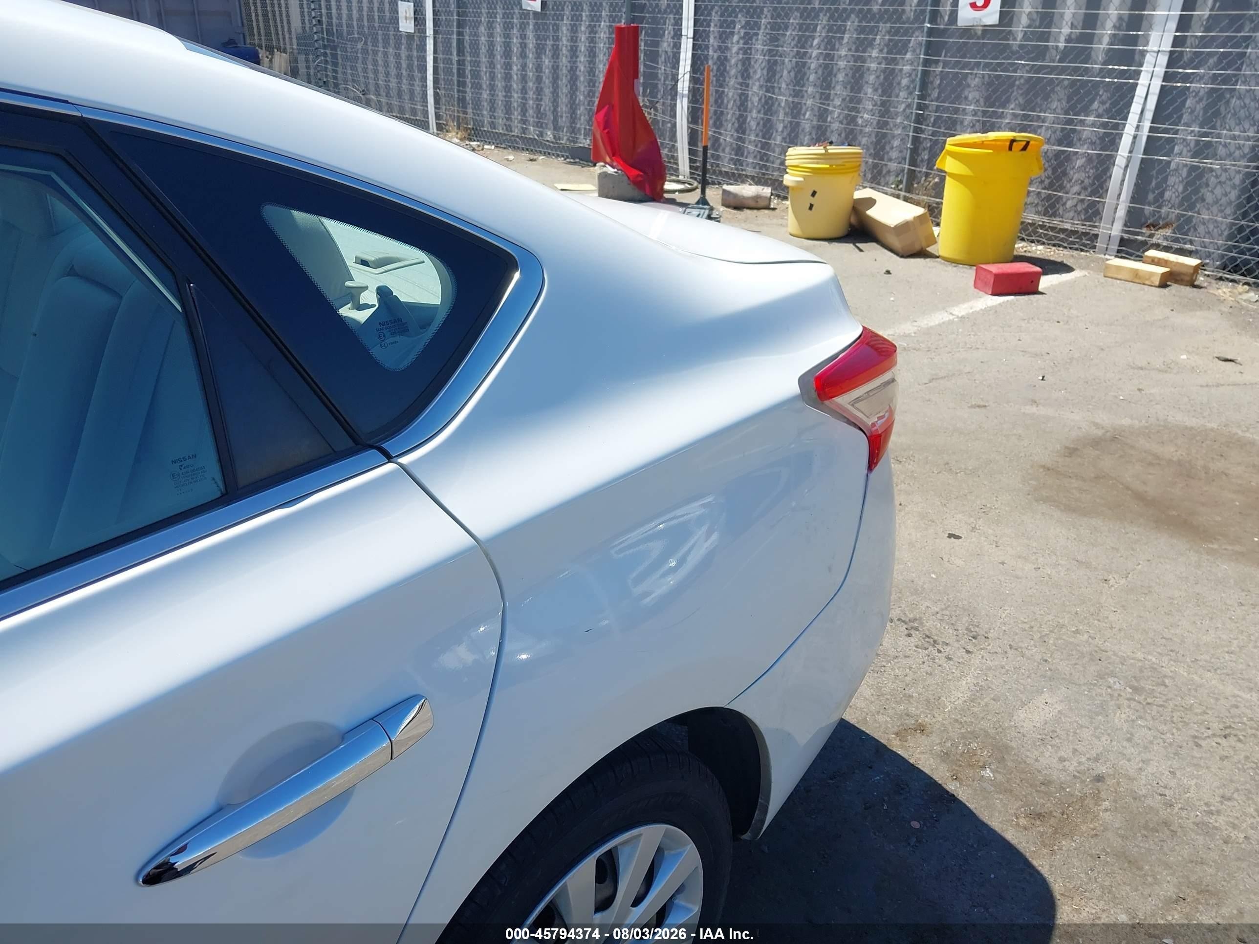 2013 Nissan Sentra Sv White vin: 3N1AB7AP2DL684905