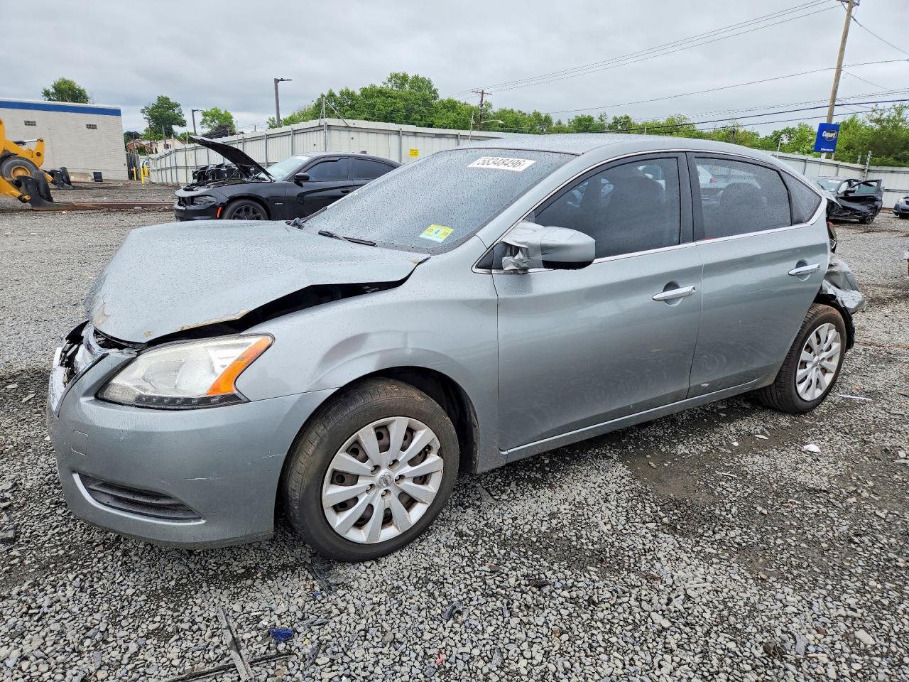 2013 Nissan Sentra S Silver vin: 3N1AB7AP2DL700276