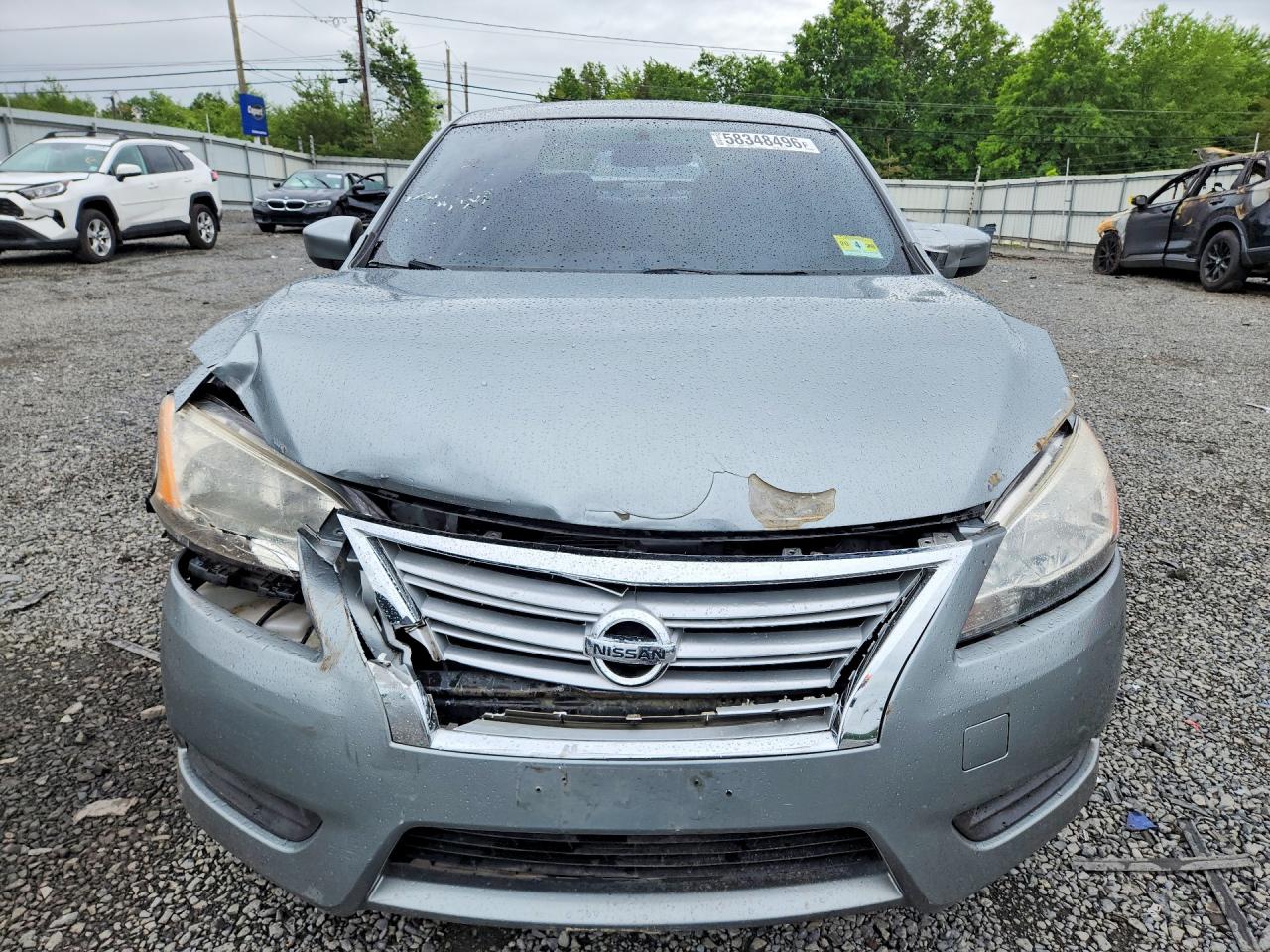 2013 Nissan Sentra S Silver vin: 3N1AB7AP2DL700276